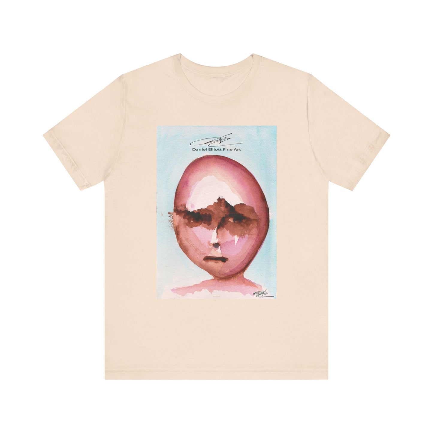 Artistic Portrait Graphic Tee, Unisex Art T-Shirt, Trendy Casual Wear, Gift for Art Lovers, Unique Statement Shirt