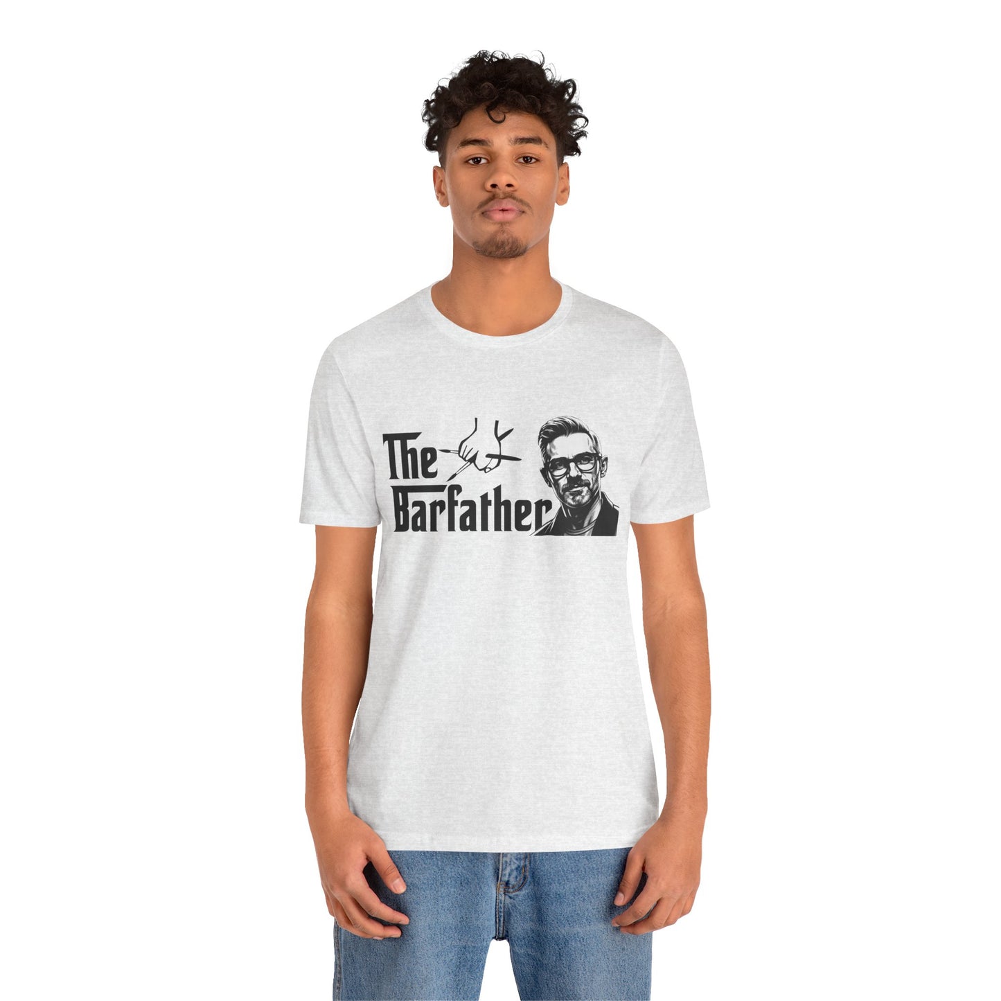 The Barfather T-Shirt, Funny Gift for Bartenders, Unique Father's Day Tee, Unisex Short Sleeve, Craft Cocktail Enthusiast Apparel