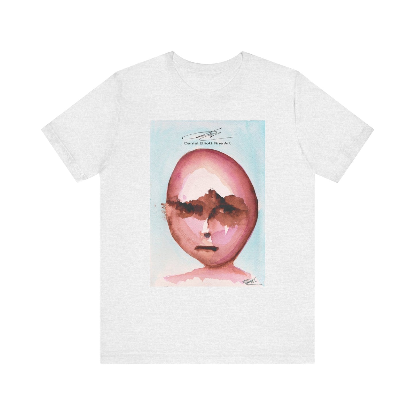 Artistic Portrait Graphic Tee, Unisex Art T-Shirt, Trendy Casual Wear, Gift for Art Lovers, Unique Statement Shirt