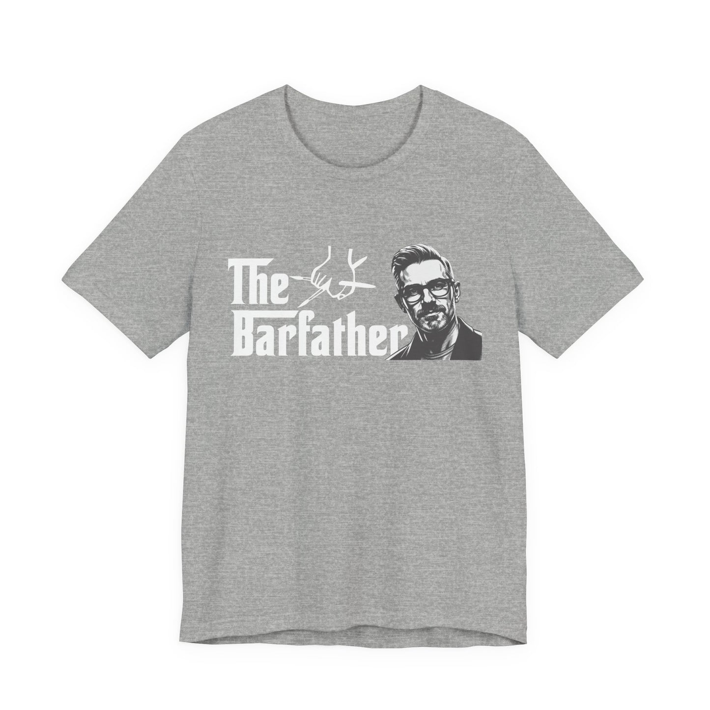 The Barfather Unisex Tee, Fun Gift for Dads, Father's Day Shirt, Family Reunion Outfit, Casual Everyday Wear, Birthday Gift
