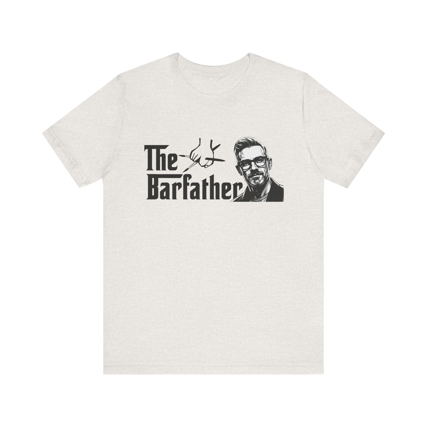 The Barfather T-Shirt, Funny Gift for Bartenders, Unique Father's Day Tee, Unisex Short Sleeve, Craft Cocktail Enthusiast Apparel