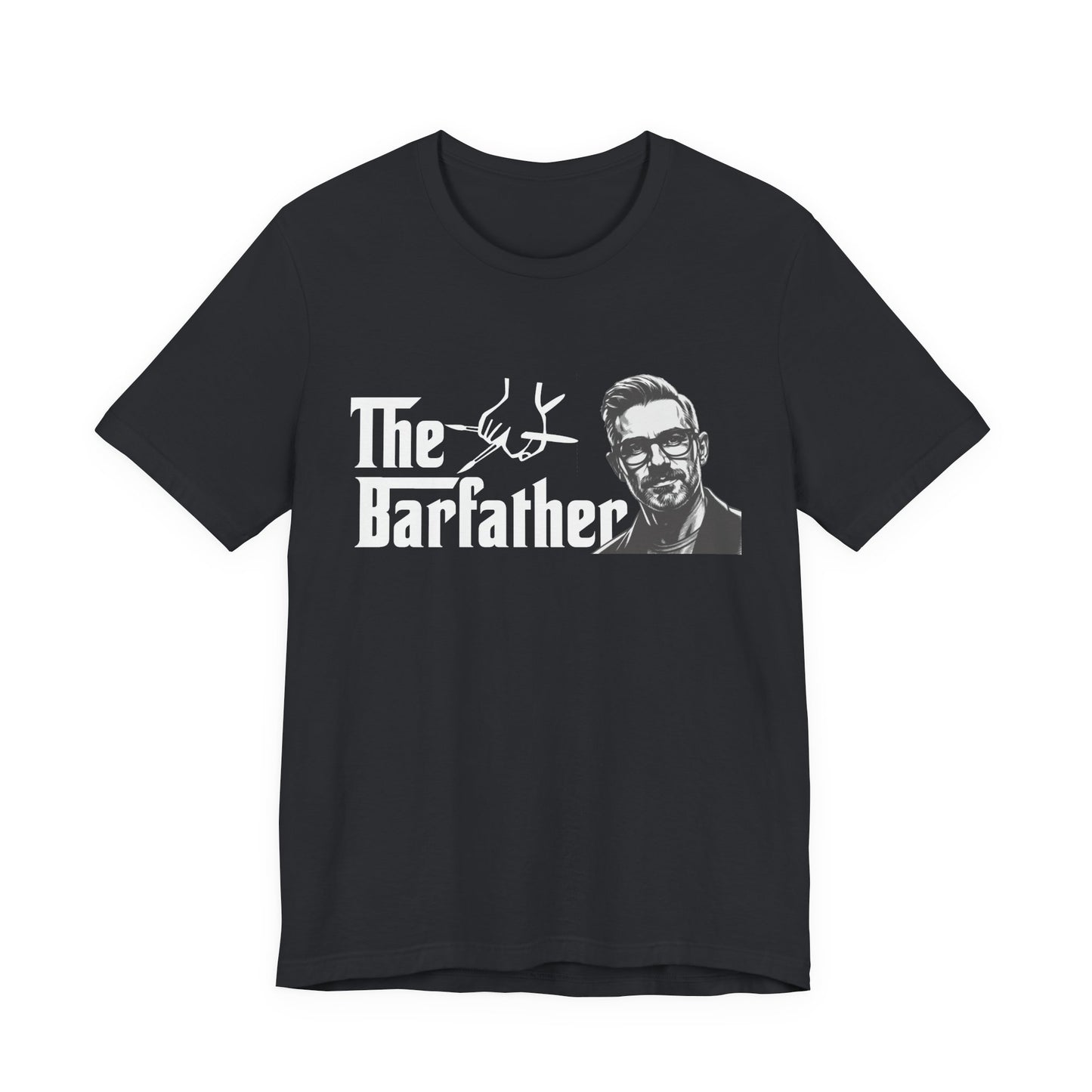 The Barfather Unisex Tee, Fun Gift for Dads, Father's Day Shirt, Family Reunion Outfit, Casual Everyday Wear, Birthday Gift