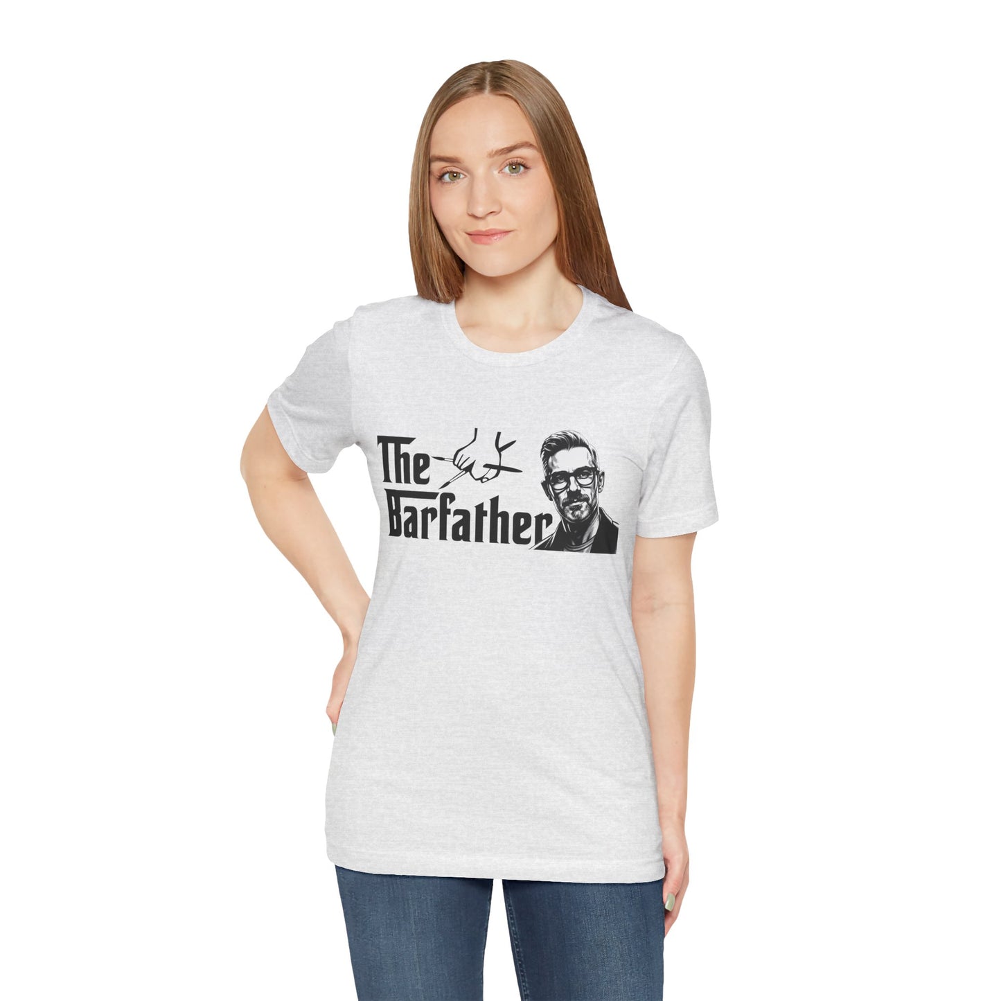 The Barfather T-Shirt, Funny Gift for Bartenders, Unique Father's Day Tee, Unisex Short Sleeve, Craft Cocktail Enthusiast Apparel