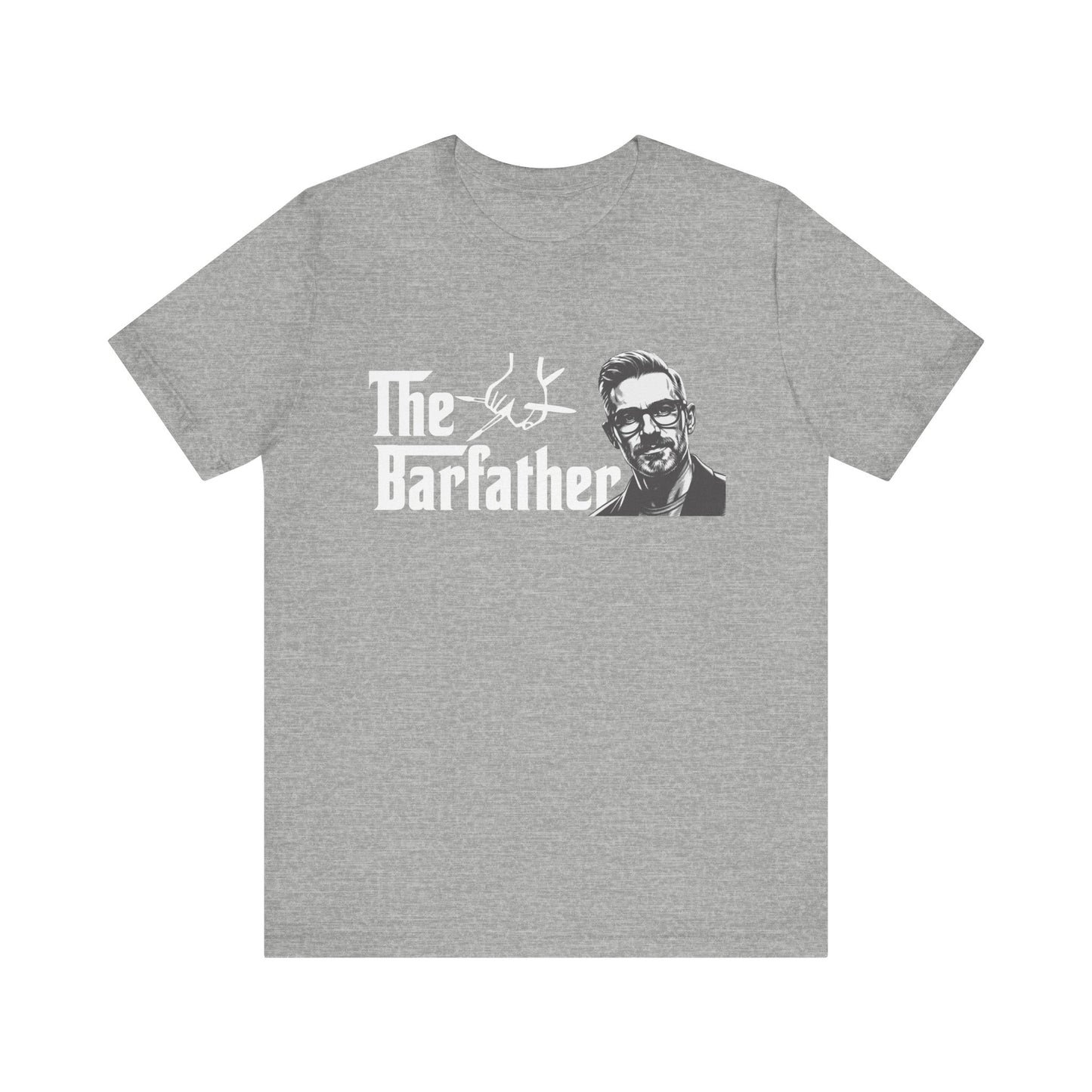 The Barfather Unisex Tee, Fun Gift for Dads, Father's Day Shirt, Family Reunion Outfit, Casual Everyday Wear, Birthday Gift