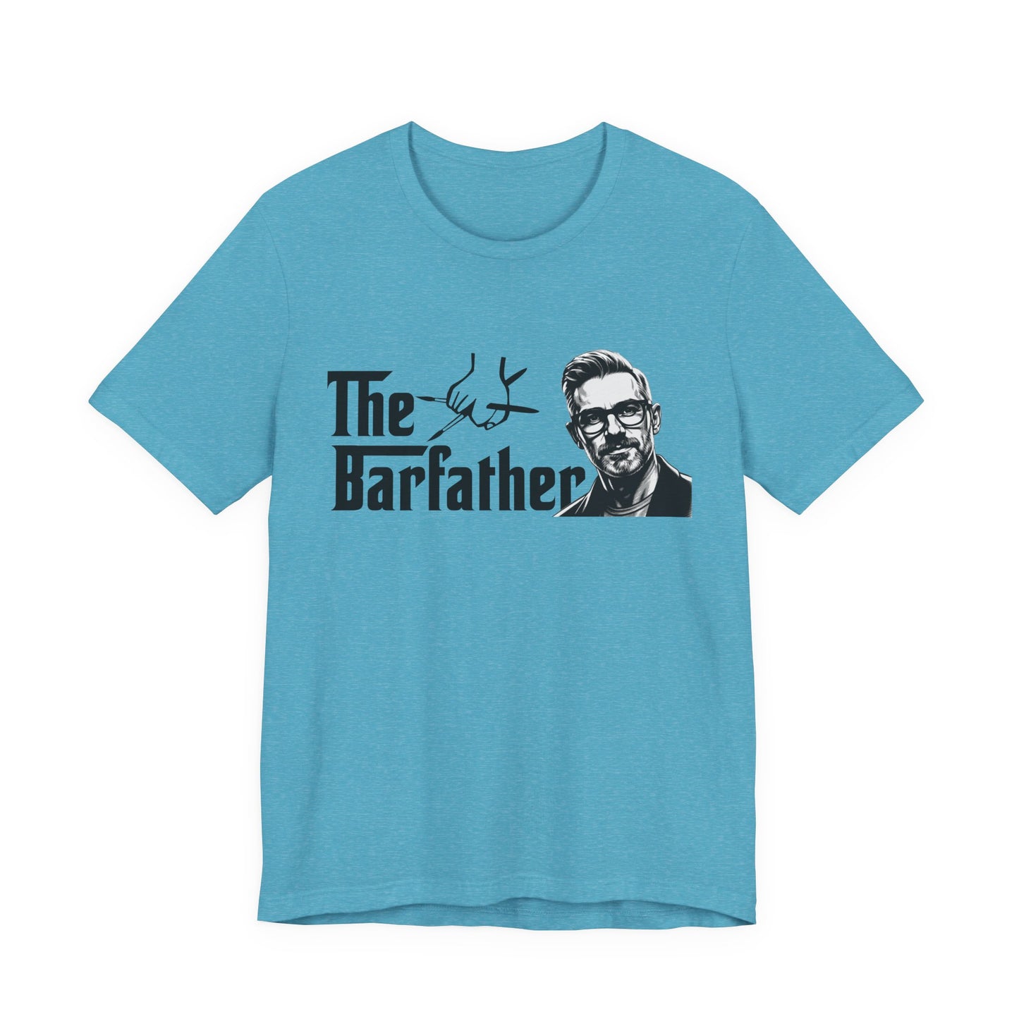 The Barfather T-Shirt, Funny Gift for Bartenders, Unique Father's Day Tee, Unisex Short Sleeve, Craft Cocktail Enthusiast Apparel