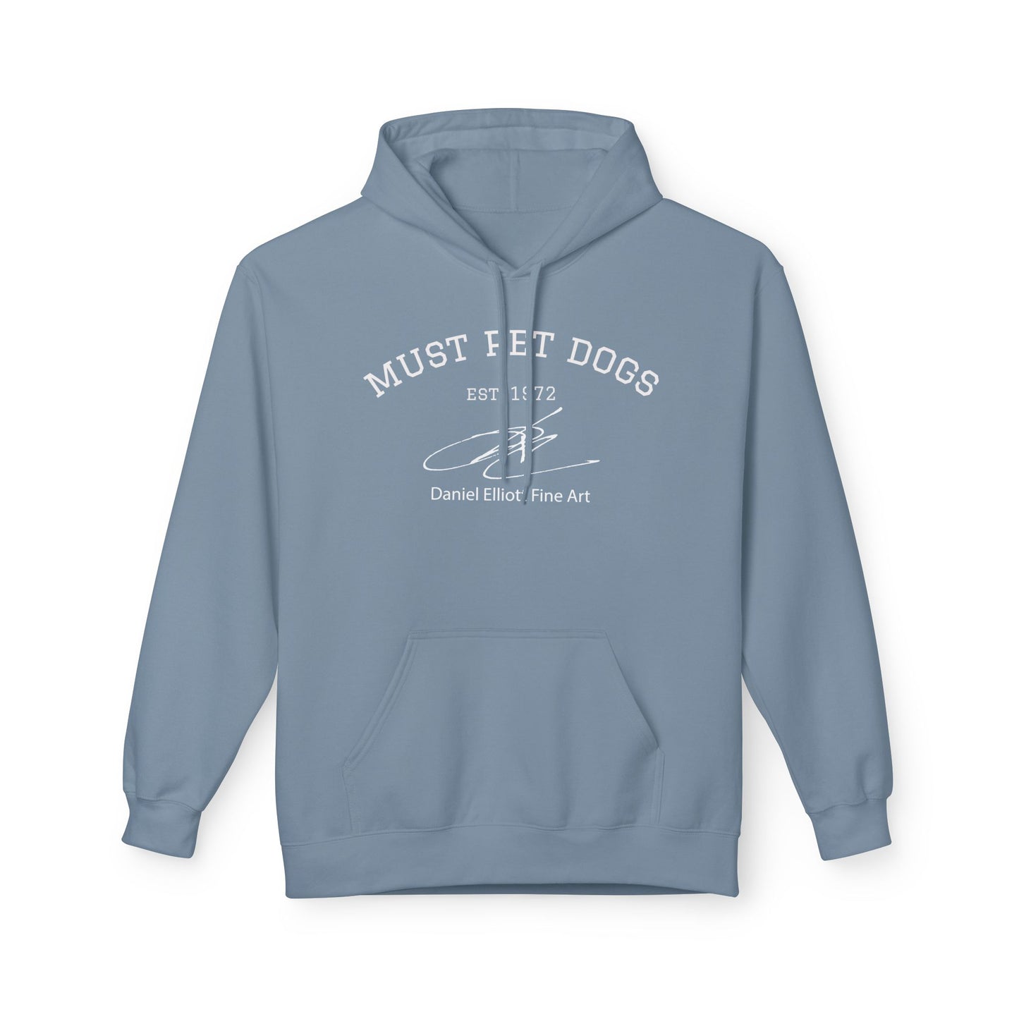 Hoodie - "Must Pet Dogs" Casual Graphic Hoodie | Dog Lover Pullover
