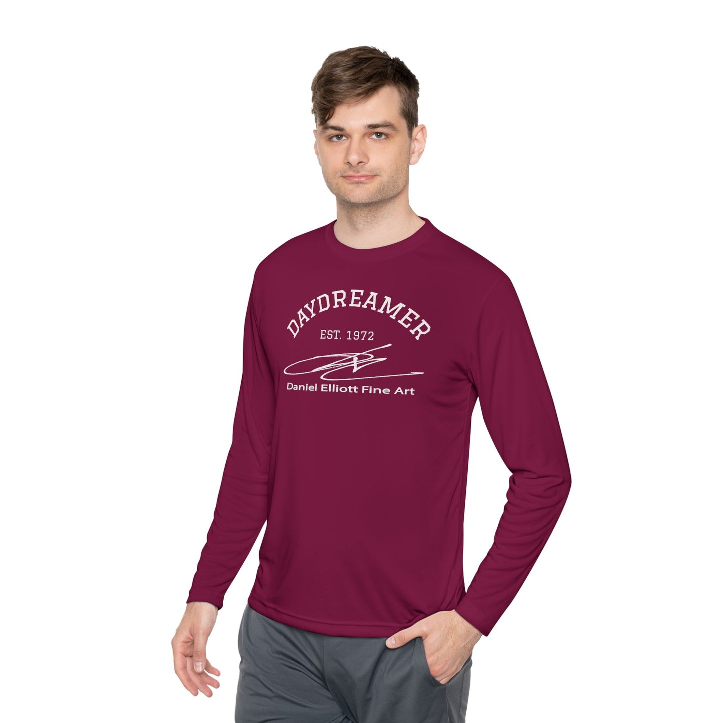 Daydreamer Long Sleeve Tee — "Daniel Elliott Fine Art" Graphic