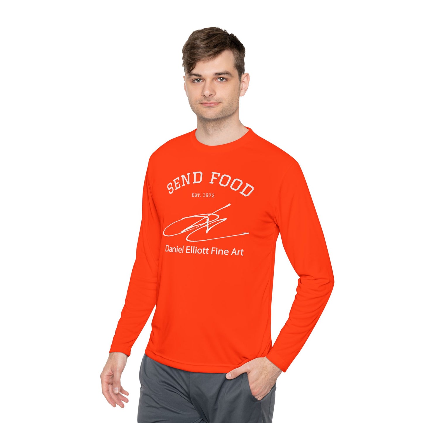 Send Food Long Sleeve Tee — Daniel Elliott Fine Art Signature Shirt