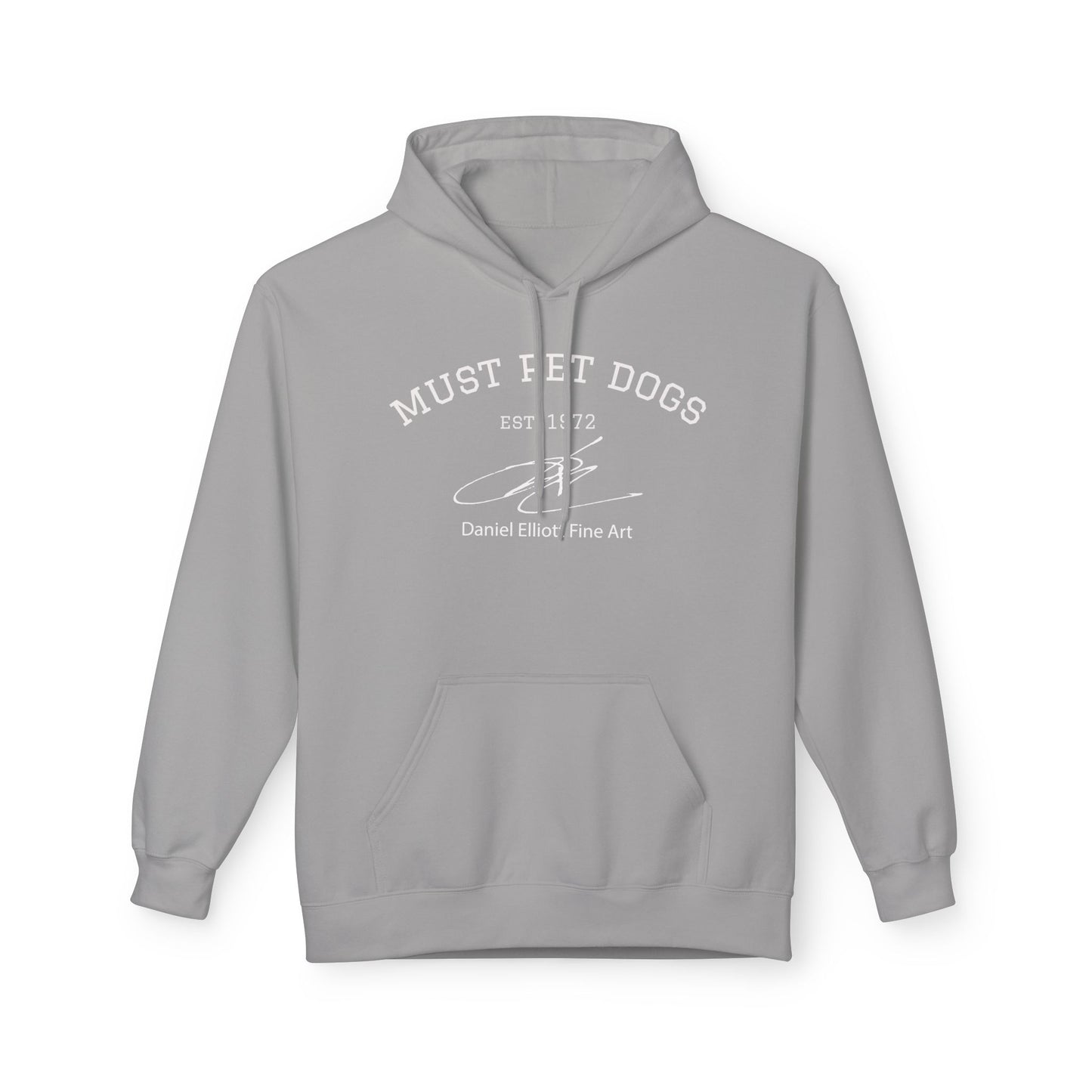 Hoodie - "Must Pet Dogs" Casual Graphic Hoodie | Dog Lover Pullover