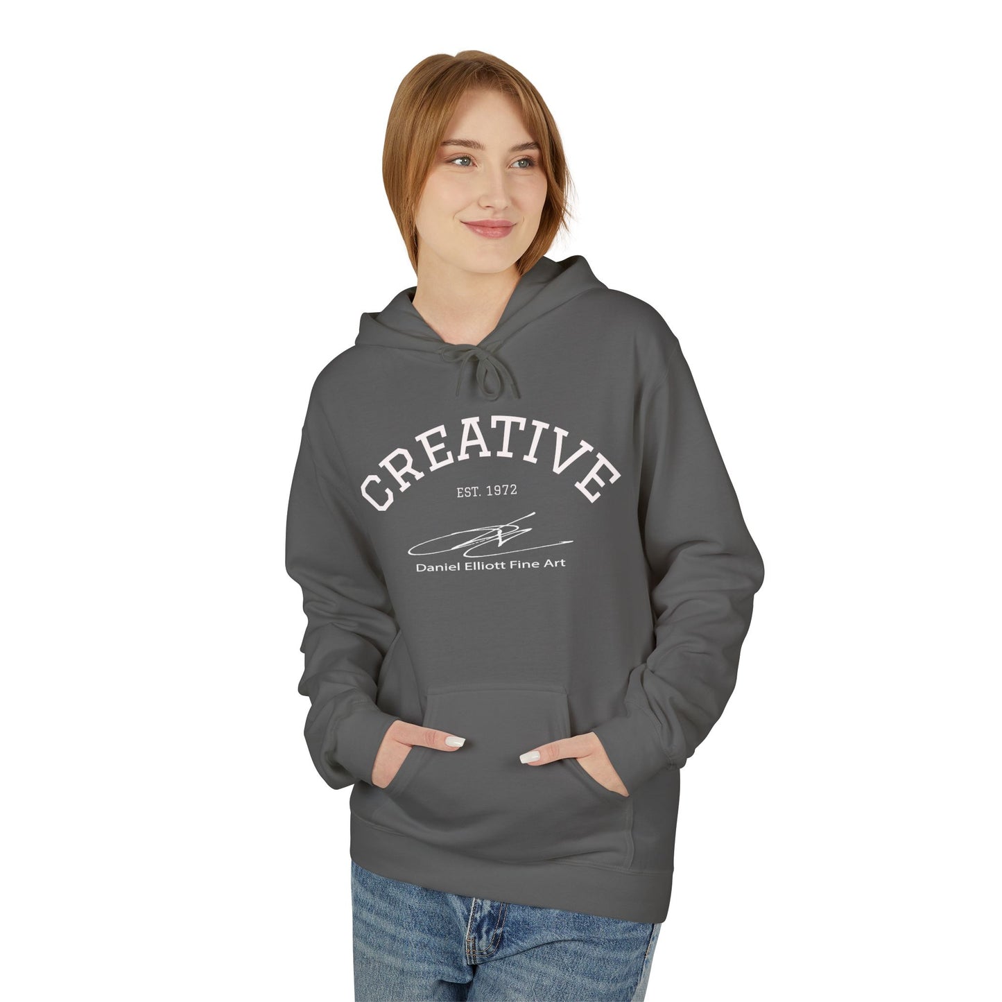 Creative Hoodie— Minimalist Midweight Fleece Pullover