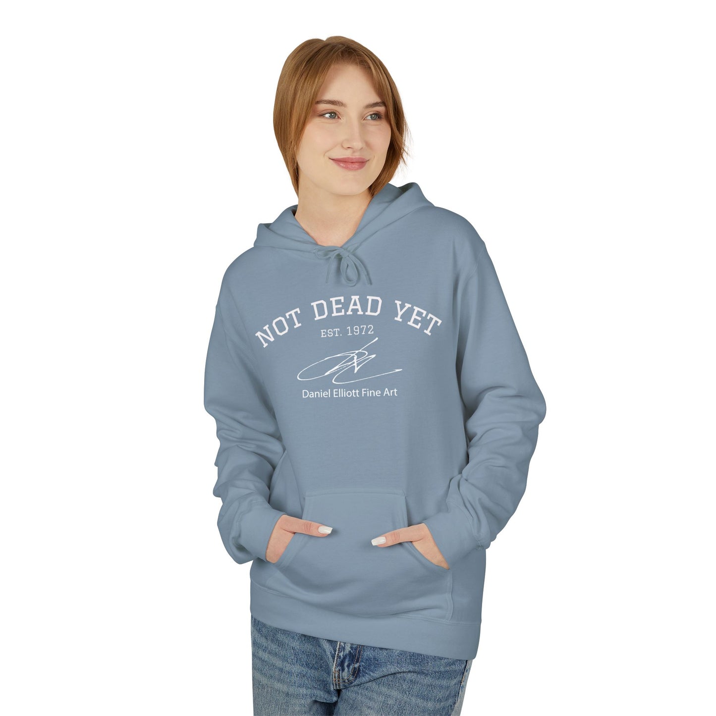 Not dead yet Classic Hoodie — Unisex Midweight Fleece Pullover