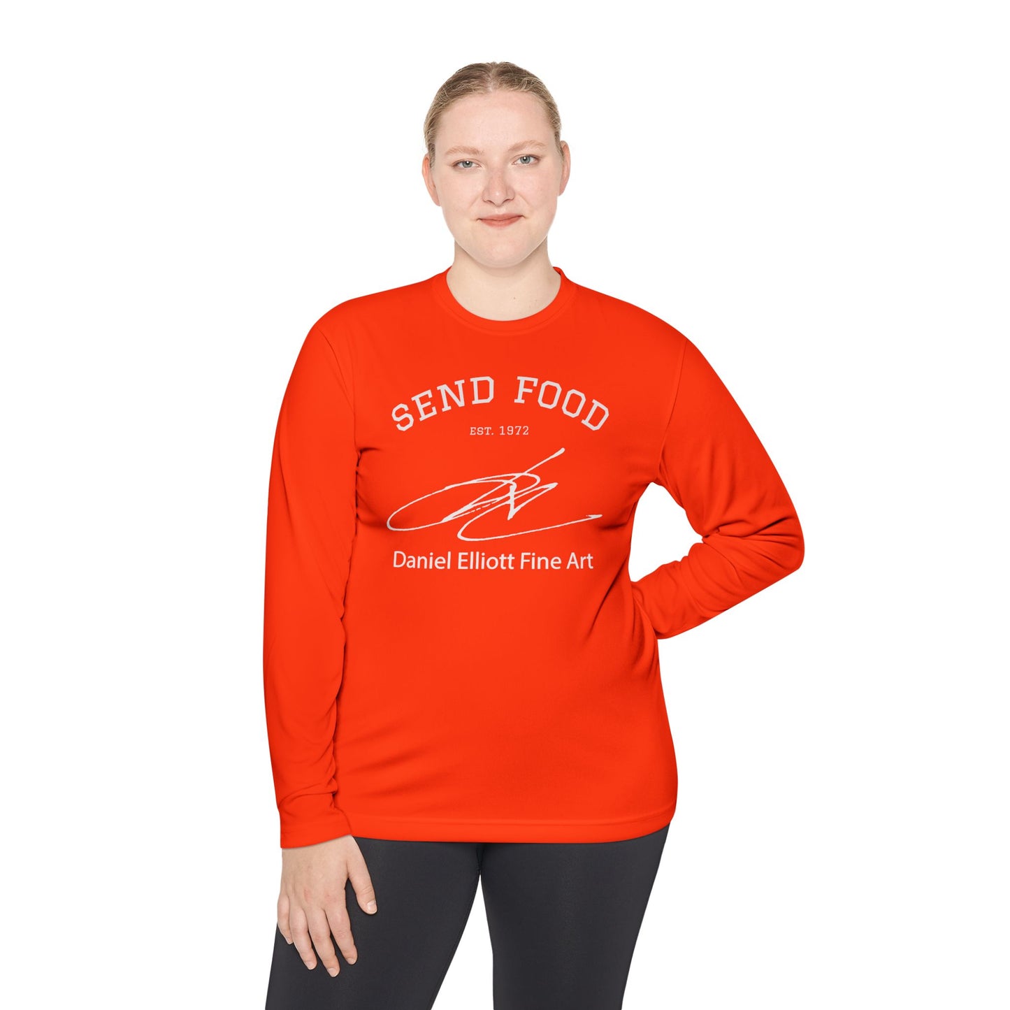 Send Food Long Sleeve Tee — Daniel Elliott Fine Art Signature Shirt