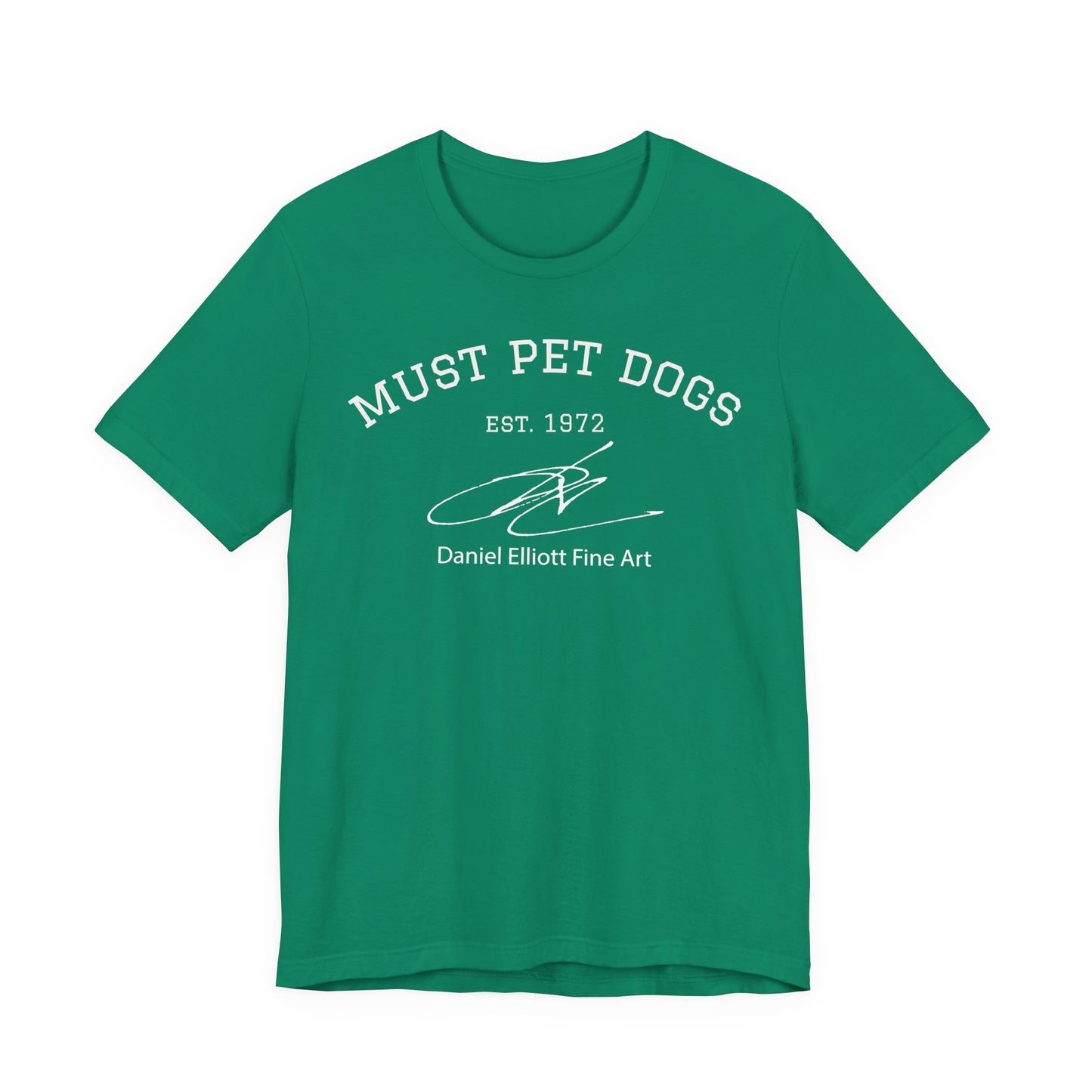 Must Pet Dogs T-Shirt – Dog Lover Graphic Tee (Daniel Elliott Fine Art)