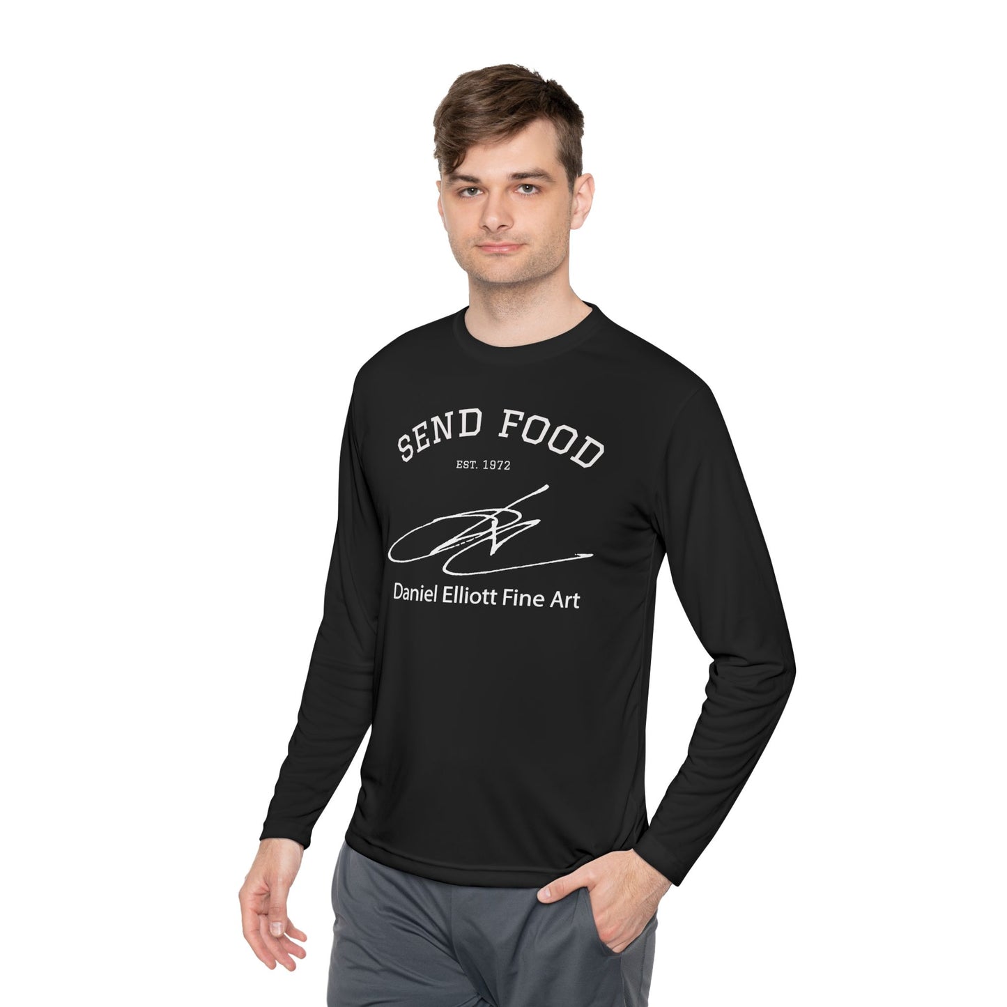 Send Food Long Sleeve Tee — Daniel Elliott Fine Art Signature Shirt
