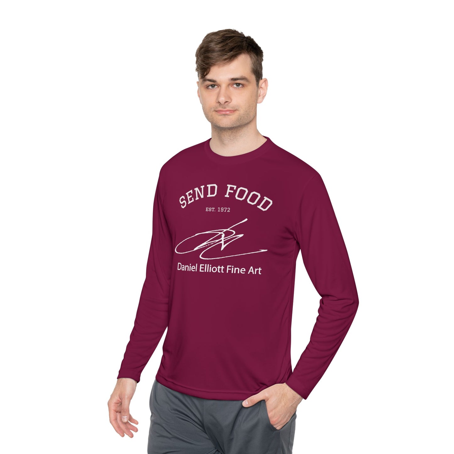 Send Food Long Sleeve Tee — Daniel Elliott Fine Art Signature Shirt