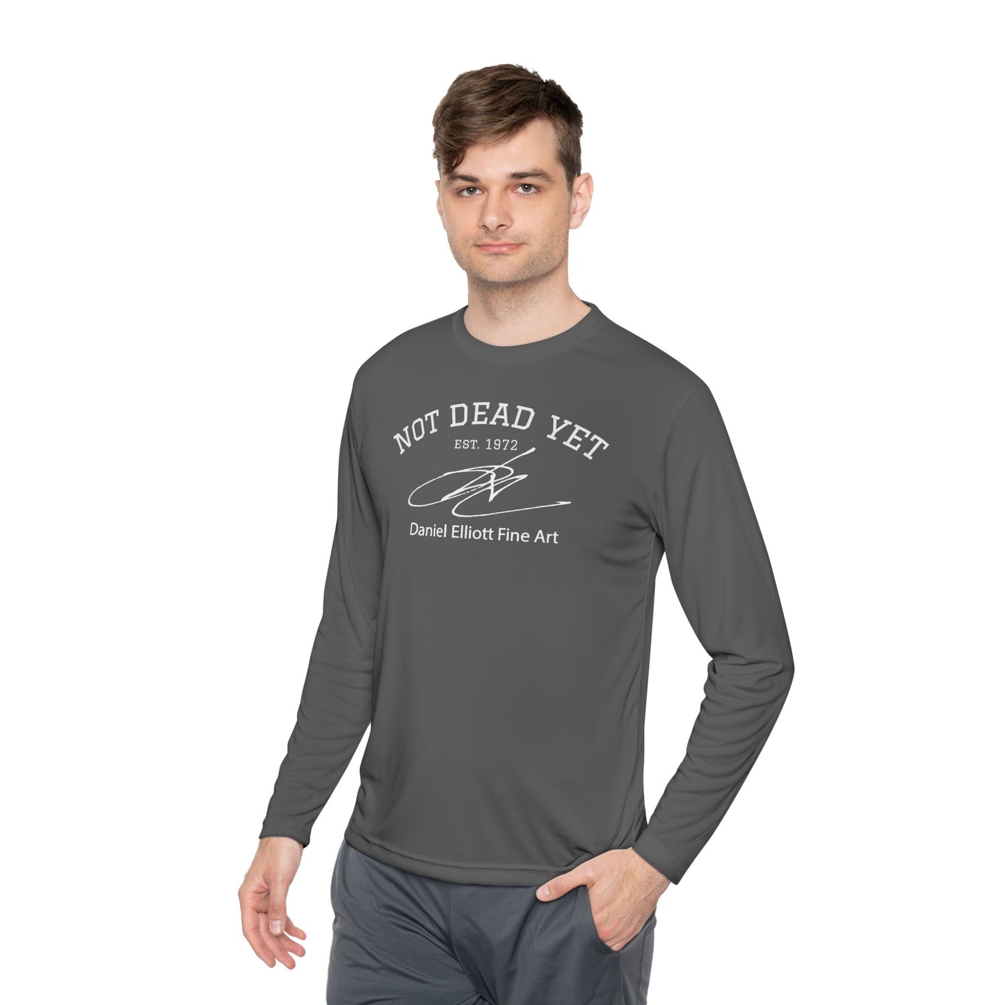 Not Dead Yet Long Sleeve Tee — Vintage Surf Skull Graphic