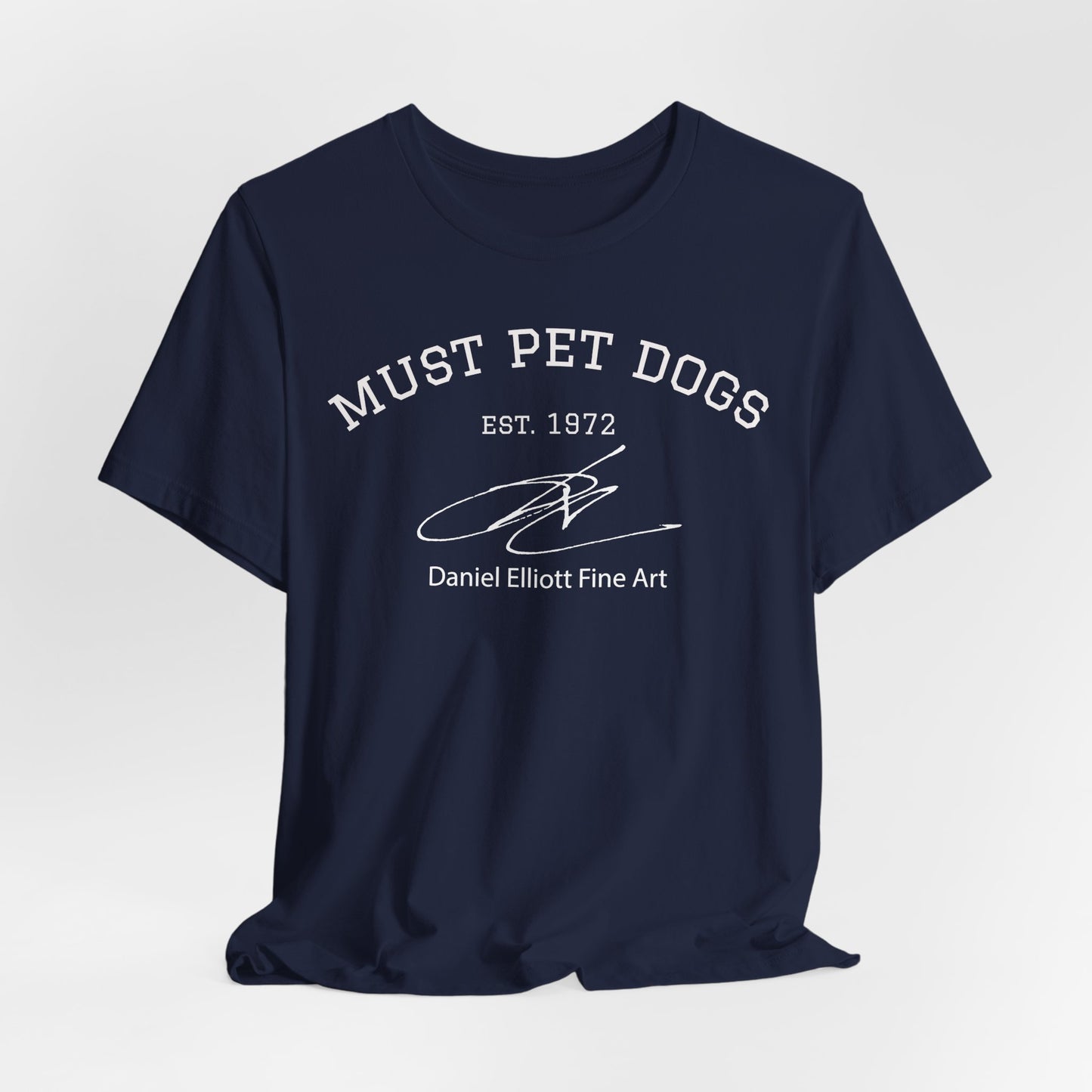 Must Pet Dogs T-Shirt – Dog Lover Graphic Tee (Daniel Elliott Fine Art)