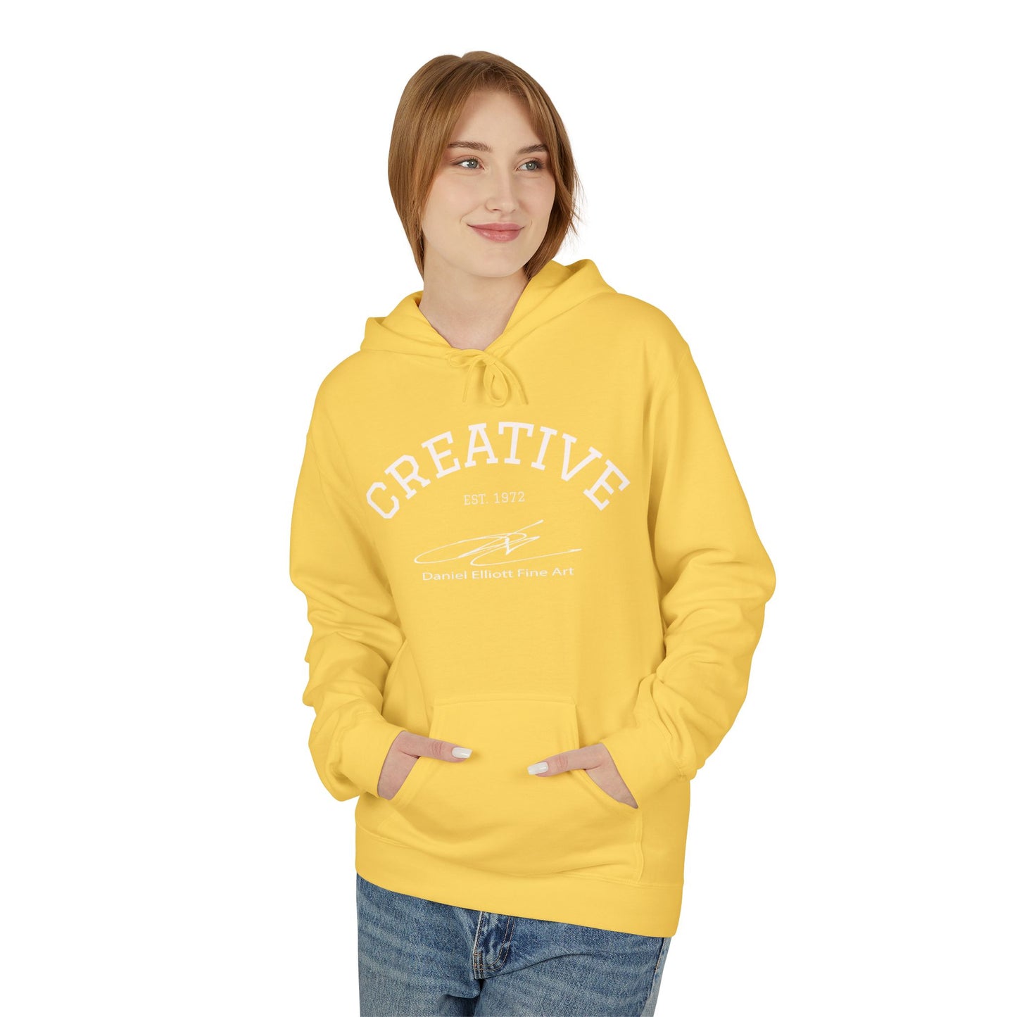 Creative Hoodie— Minimalist Midweight Fleece Pullover