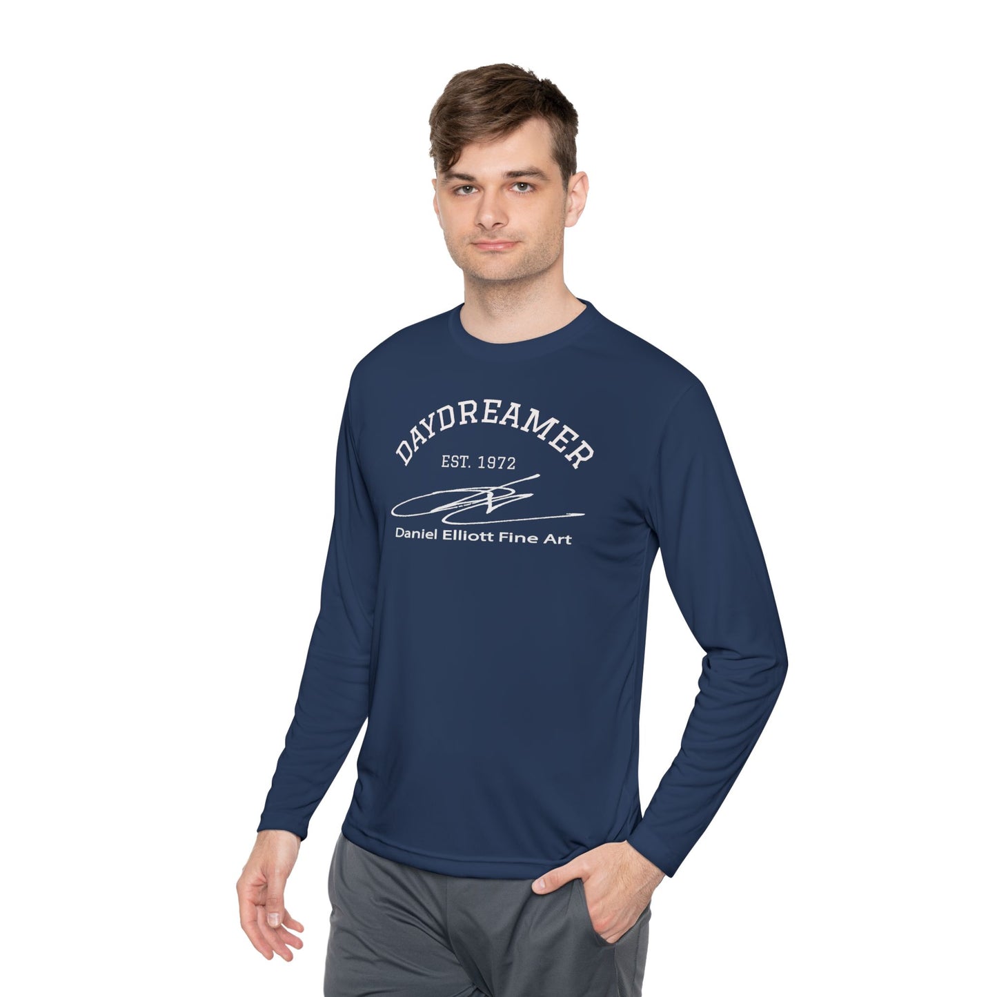 Daydreamer Long Sleeve Tee — "Daniel Elliott Fine Art" Graphic