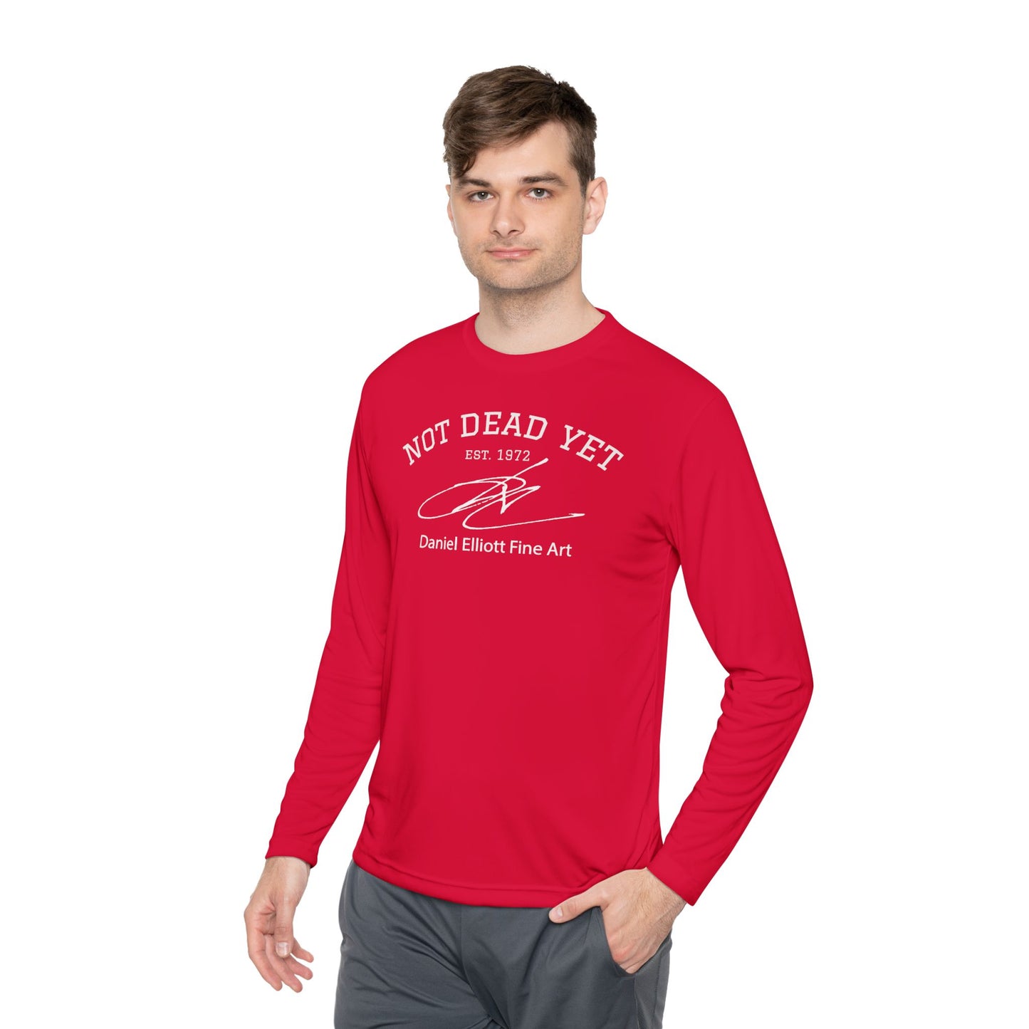 Not Dead Yet Long Sleeve Tee — Vintage Surf Skull Graphic