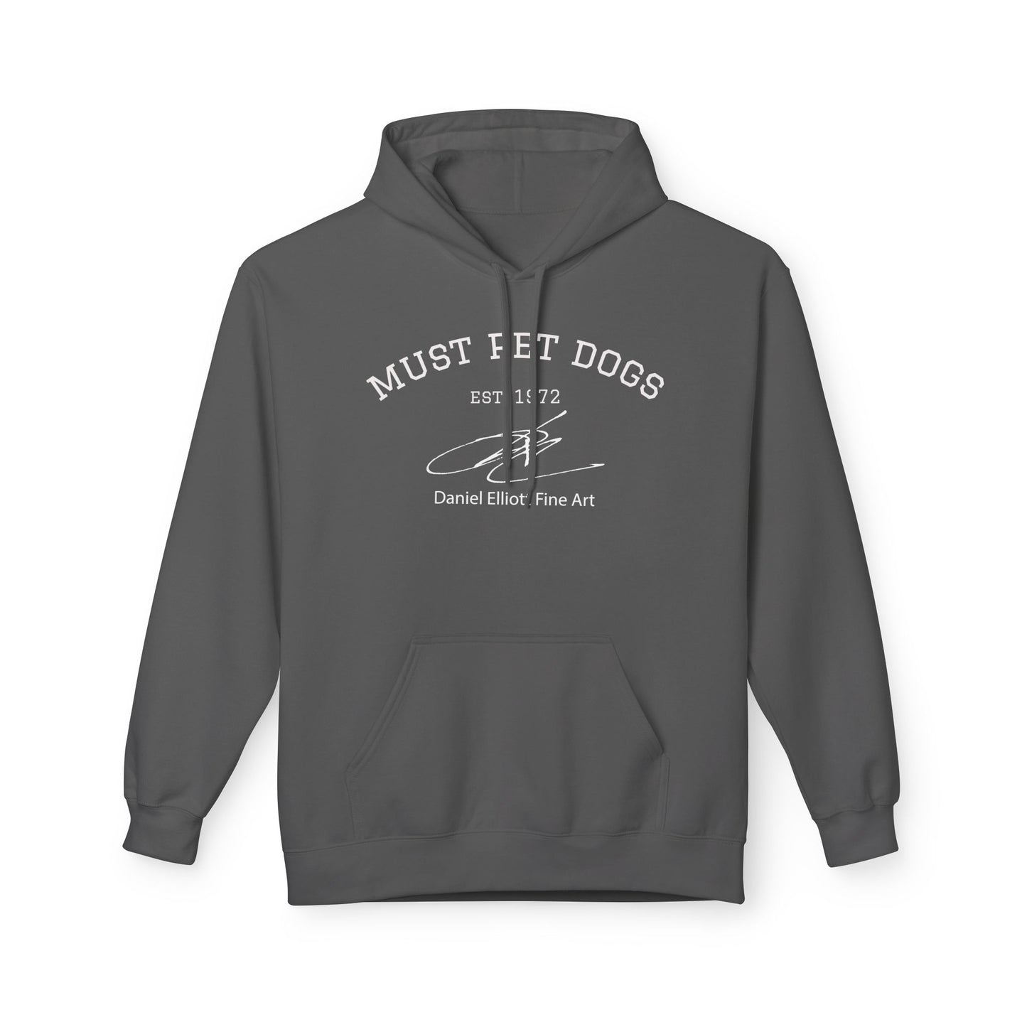 Hoodie - "Must Pet Dogs" Casual Graphic Hoodie | Dog Lover Pullover