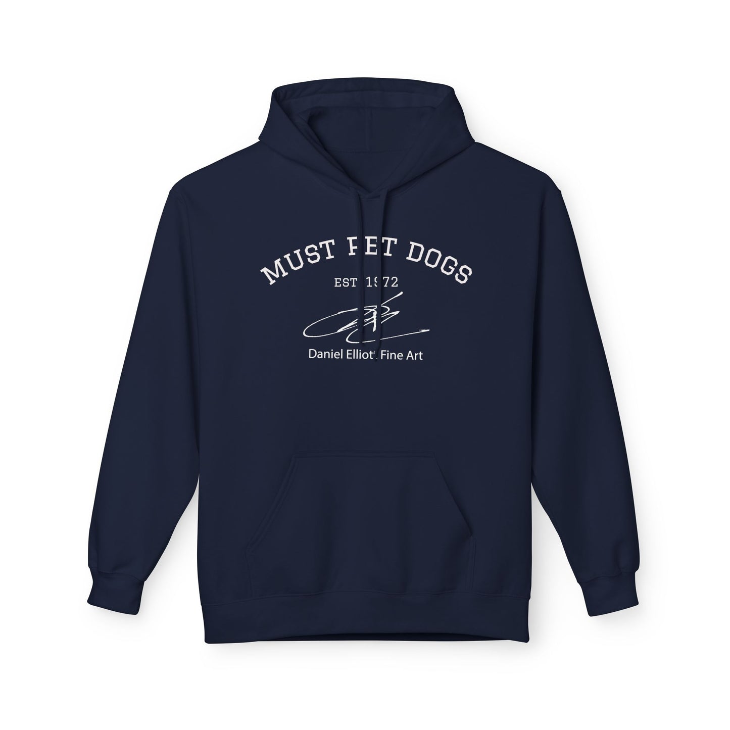 Hoodie - "Must Pet Dogs" Casual Graphic Hoodie | Dog Lover Pullover