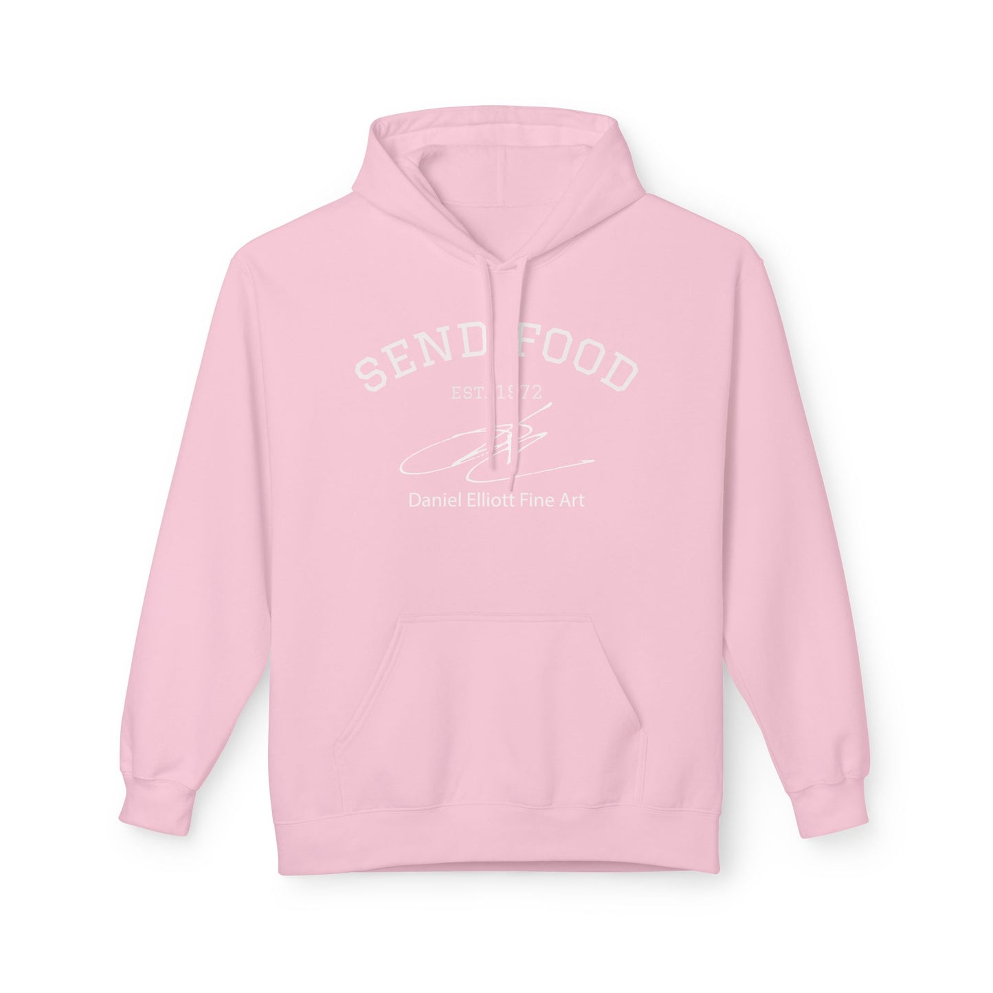 Send Food Hoodie — Casual Graphic Pullover by Daniel Elliott Fine Art