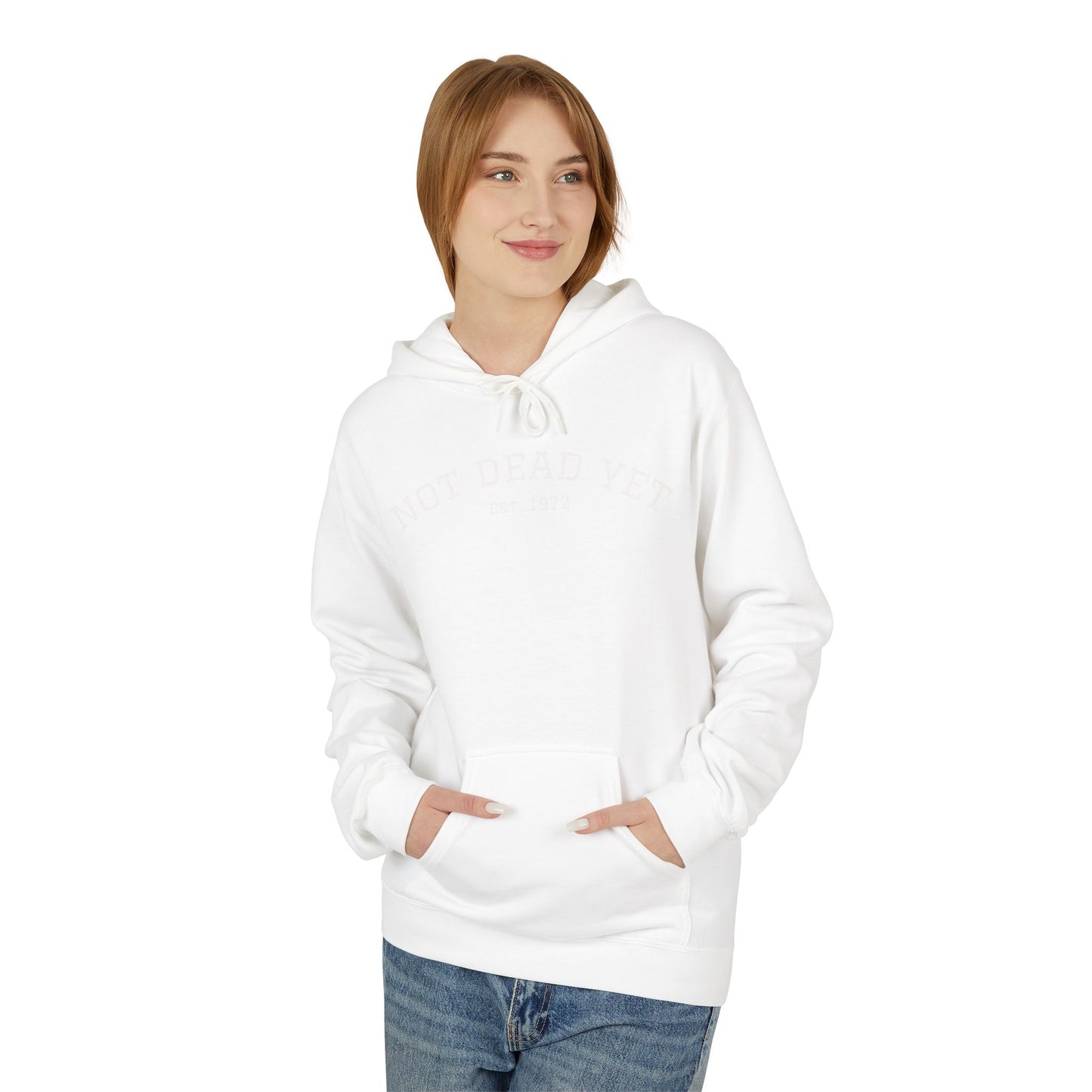 Not dead yet Classic Hoodie — Unisex Midweight Fleece Pullover