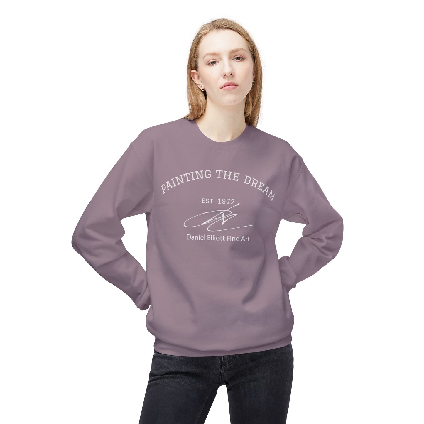 Painting The Dream Sweatshirt — Daniel Elliott Fine Art Crewneck (Est. 1972)