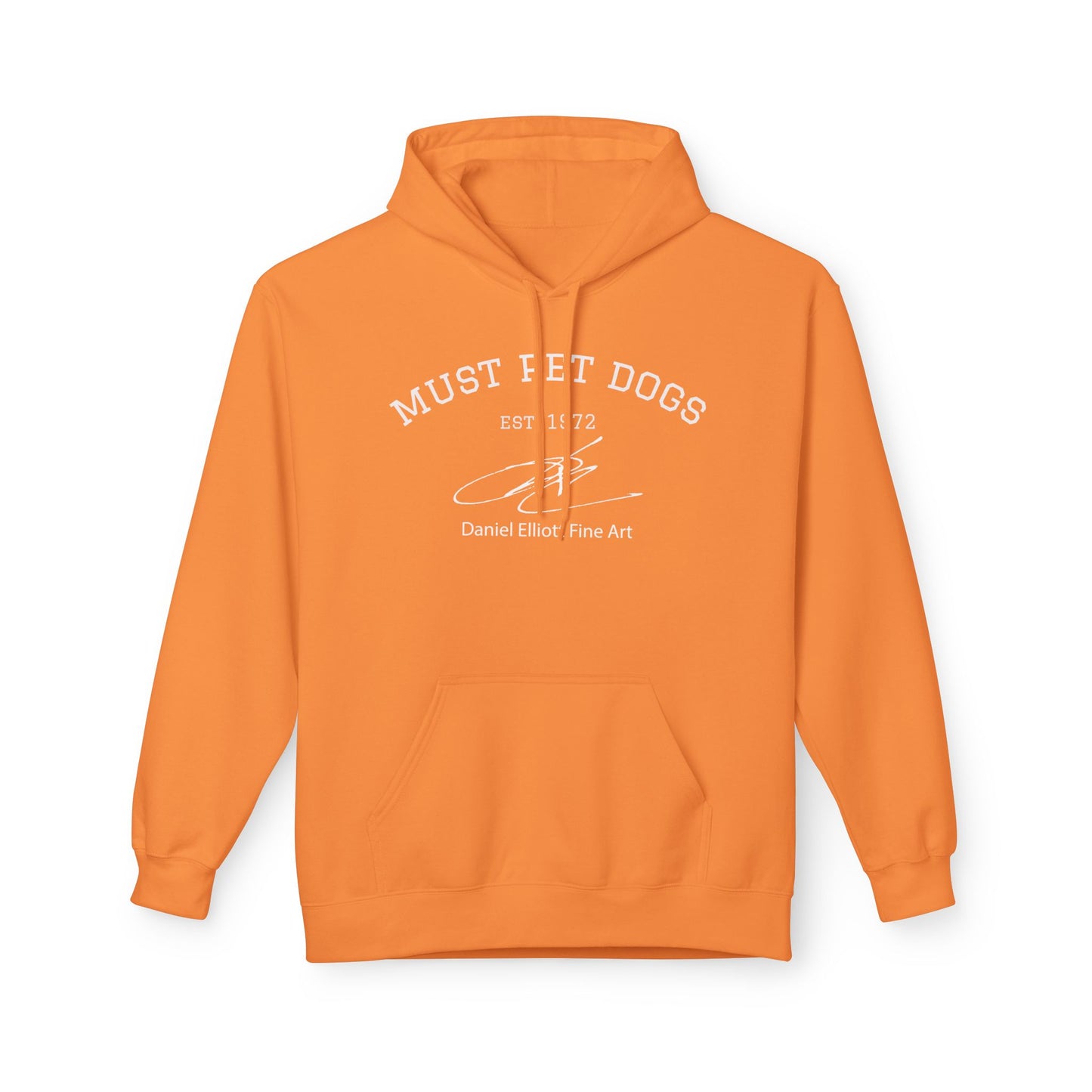 Hoodie - "Must Pet Dogs" Casual Graphic Hoodie | Dog Lover Pullover