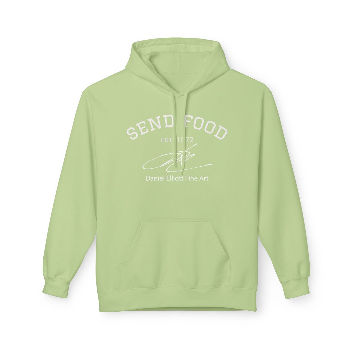 Send Food Hoodie — Casual Graphic Pullover by Daniel Elliott Fine Art
