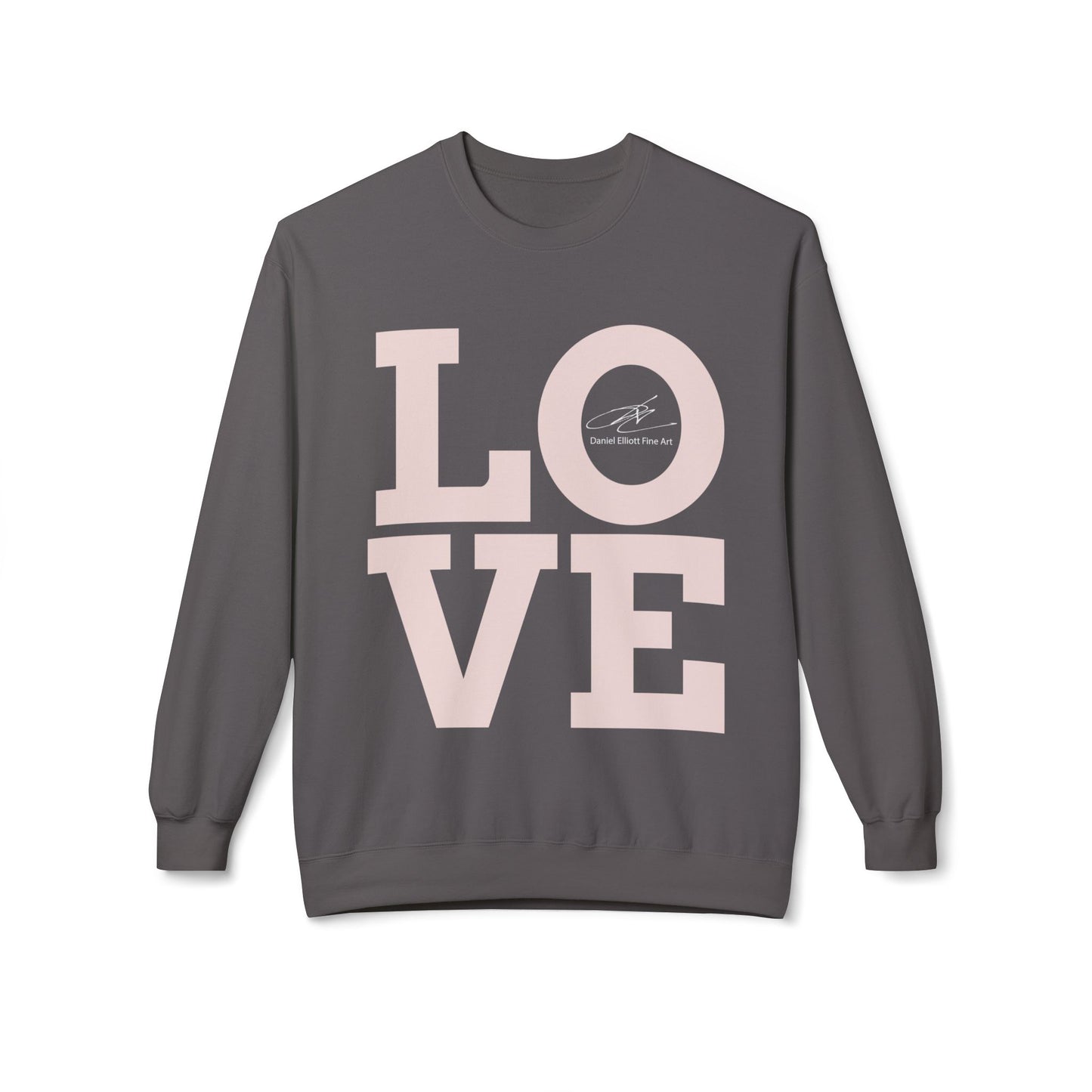 Love Block Letter Crewneck Sweatshirt