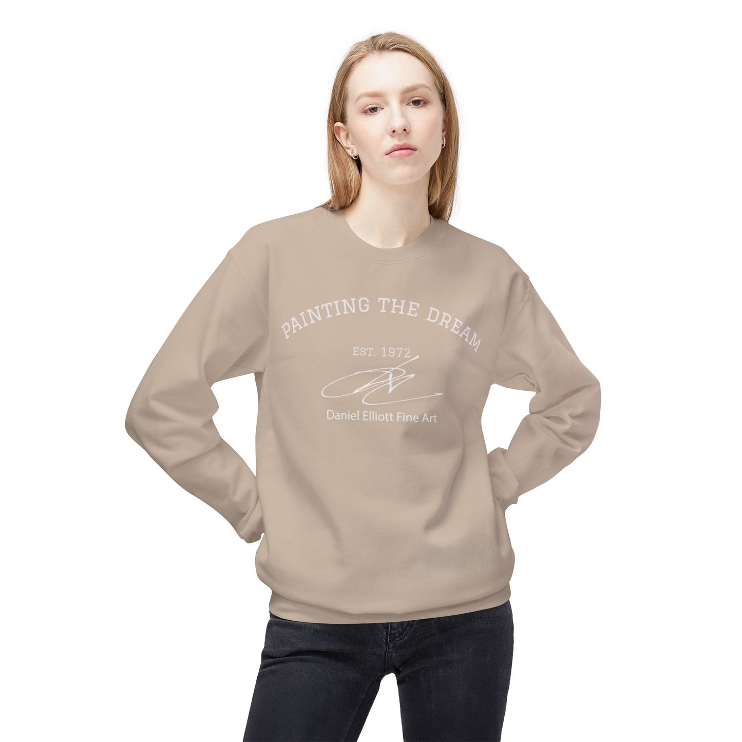 Painting The Dream Sweatshirt — Daniel Elliott Fine Art Crewneck (Est. 1972)