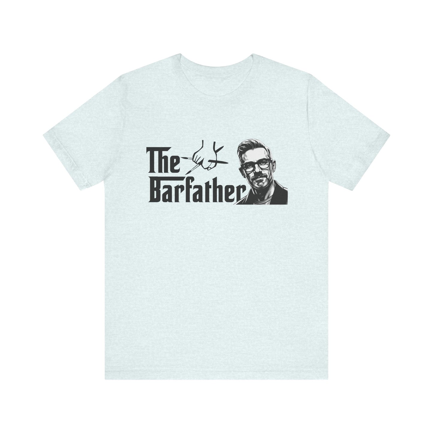 The Barfather T-Shirt, Funny Gift for Bartenders, Unique Father's Day Tee, Unisex Short Sleeve, Craft Cocktail Enthusiast Apparel
