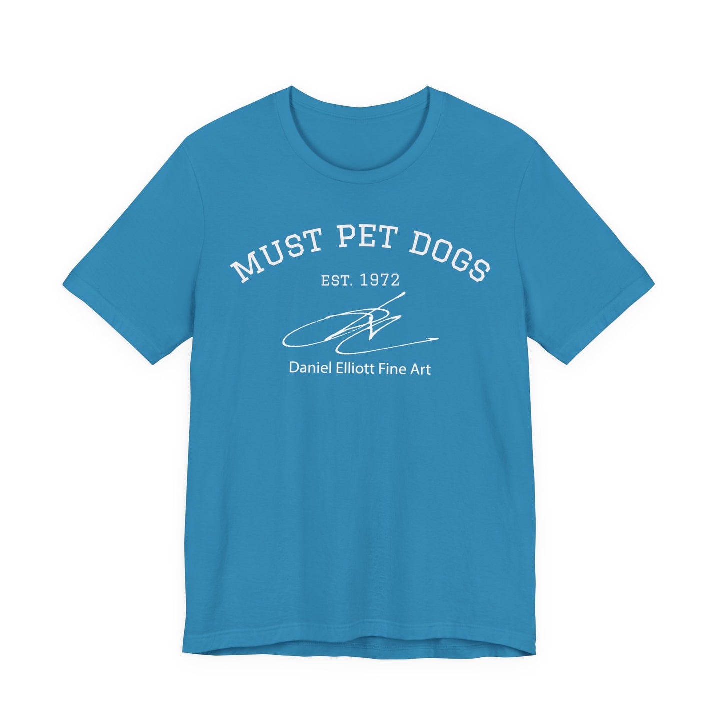 Must Pet Dogs T-Shirt – Dog Lover Graphic Tee (Daniel Elliott Fine Art)