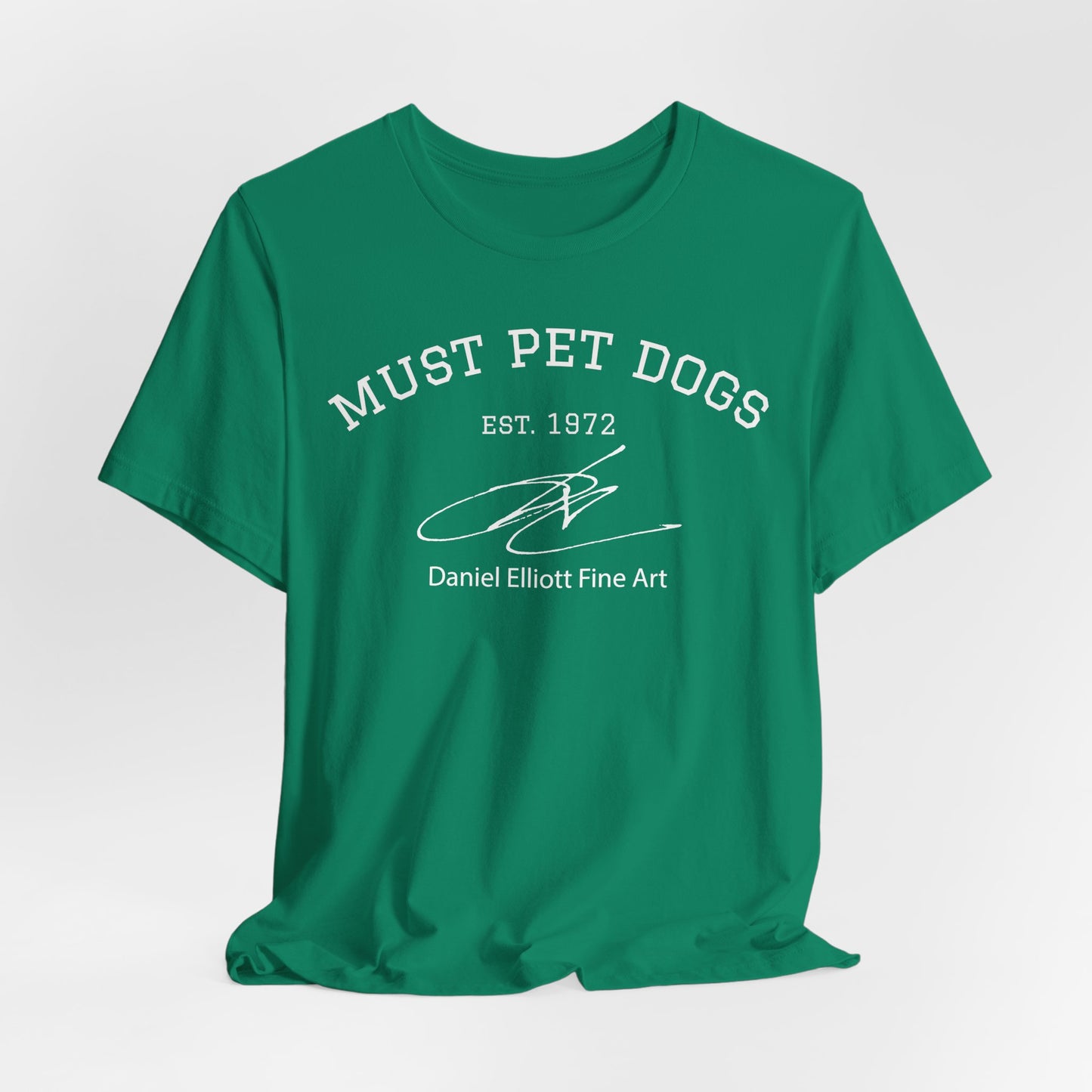 Must Pet Dogs T-Shirt – Dog Lover Graphic Tee (Daniel Elliott Fine Art)