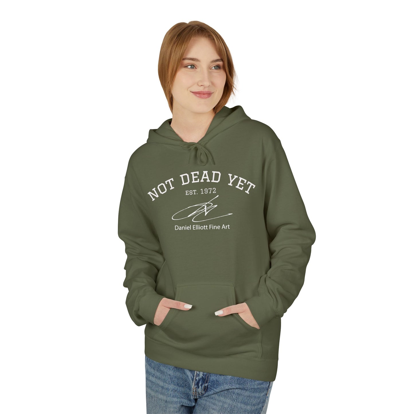 Not dead yet Classic Hoodie — Unisex Midweight Fleece Pullover