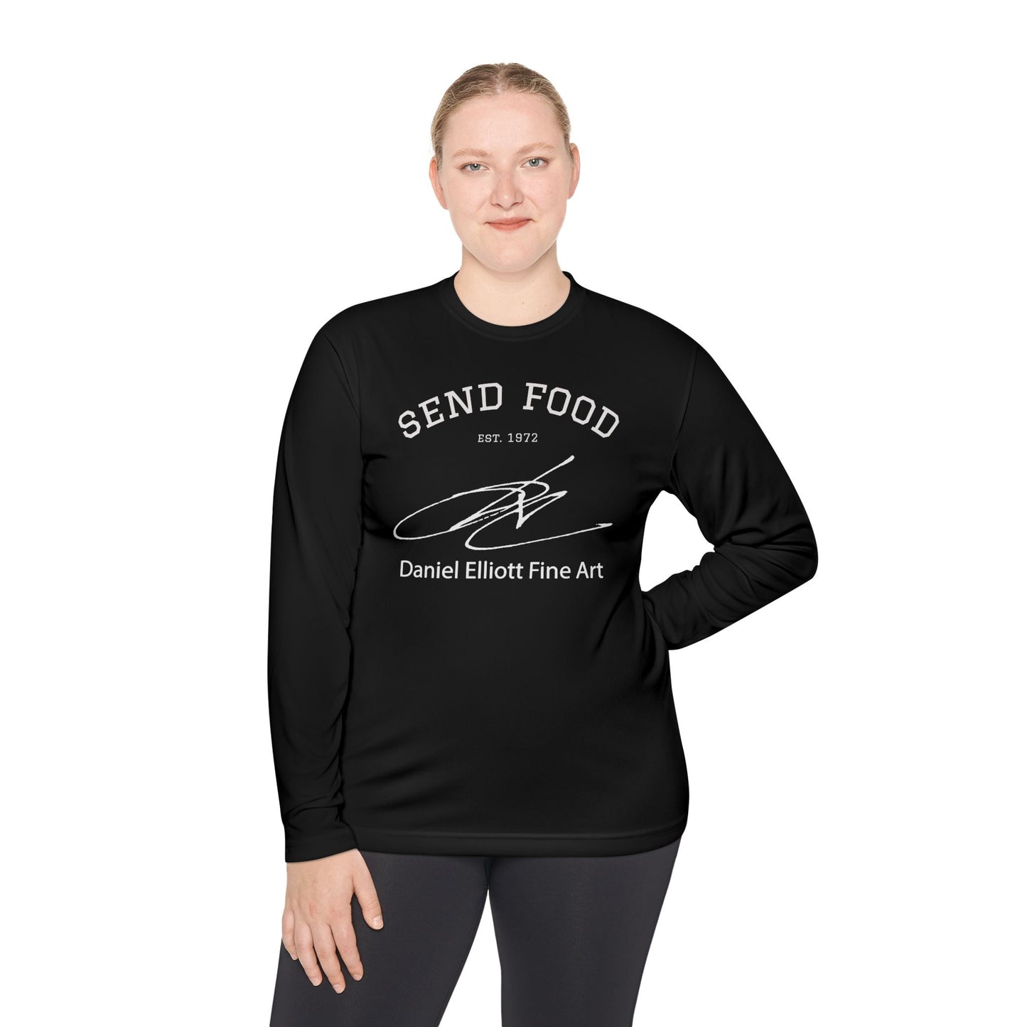 Send Food Long Sleeve Tee — Daniel Elliott Fine Art Signature Shirt