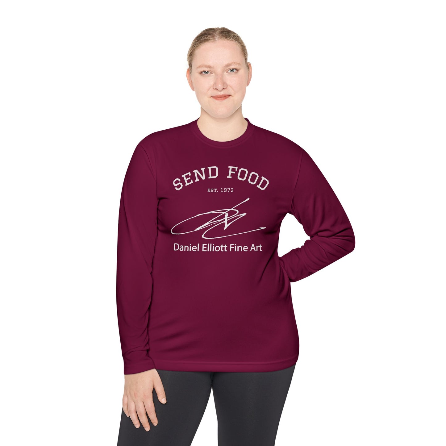 Send Food Long Sleeve Tee — Daniel Elliott Fine Art Signature Shirt