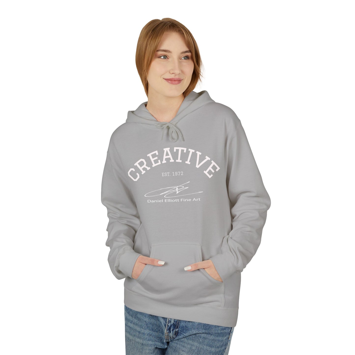 Creative Hoodie— Minimalist Midweight Fleece Pullover