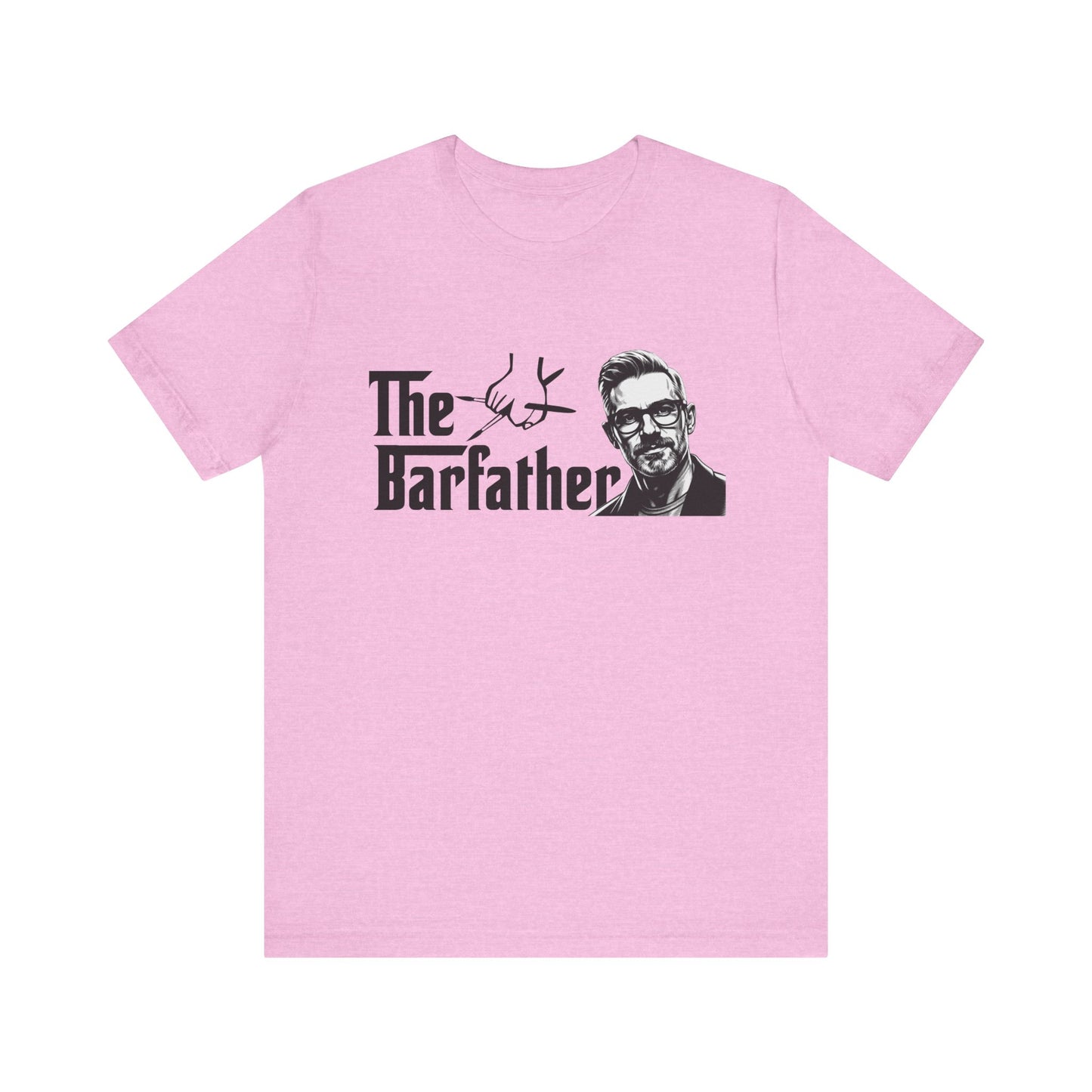 The Barfather T-Shirt, Funny Gift for Bartenders, Unique Father's Day Tee, Unisex Short Sleeve, Craft Cocktail Enthusiast Apparel