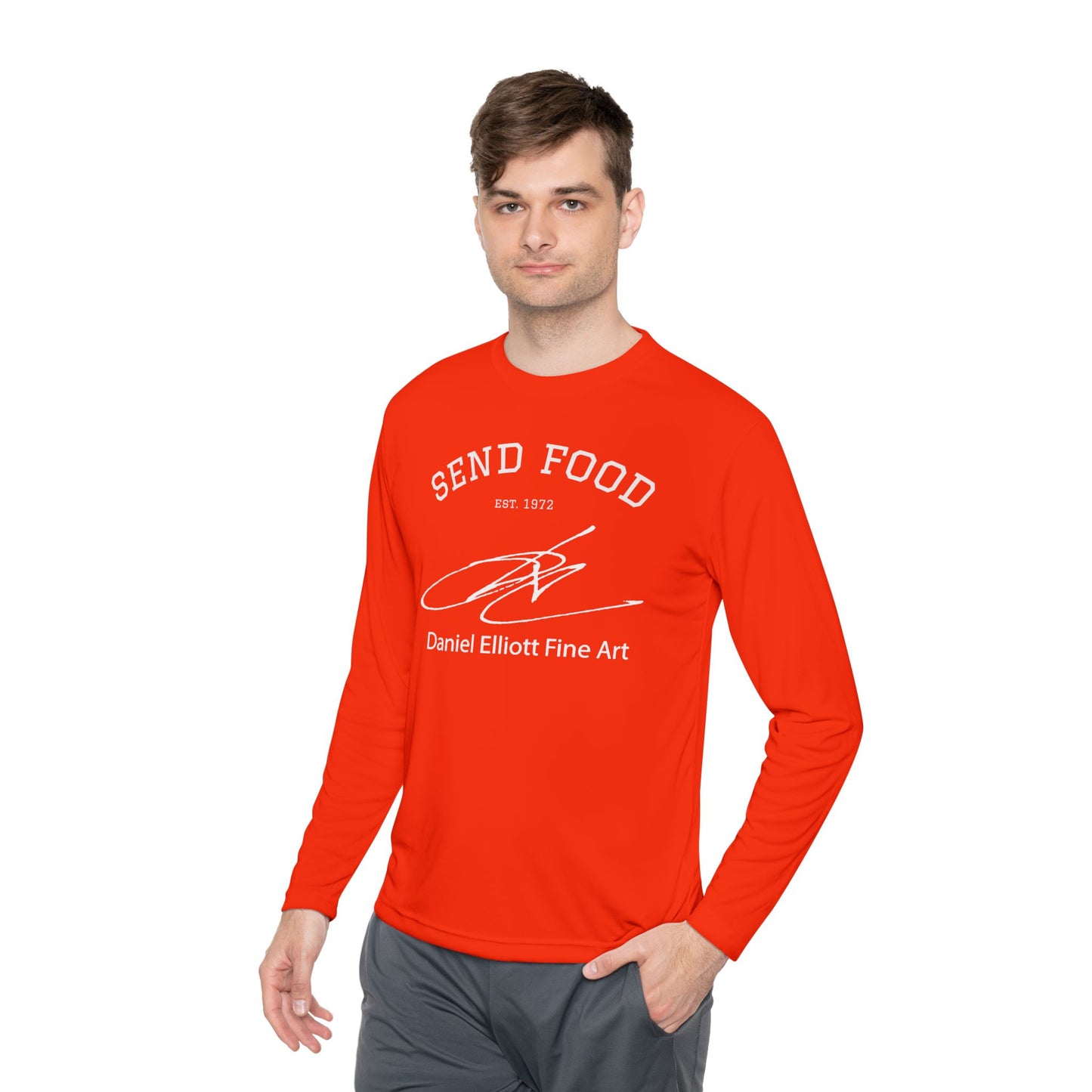 Send Food Long Sleeve Tee — Daniel Elliott Fine Art Signature Shirt