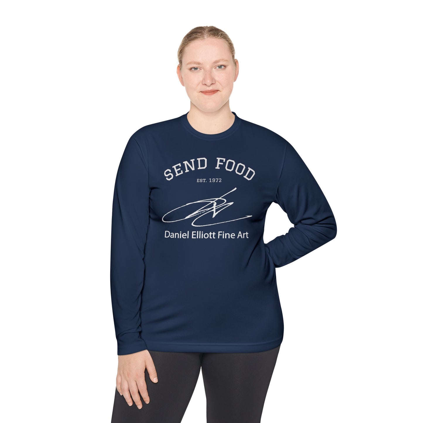 Send Food Long Sleeve Tee — Daniel Elliott Fine Art Signature Shirt
