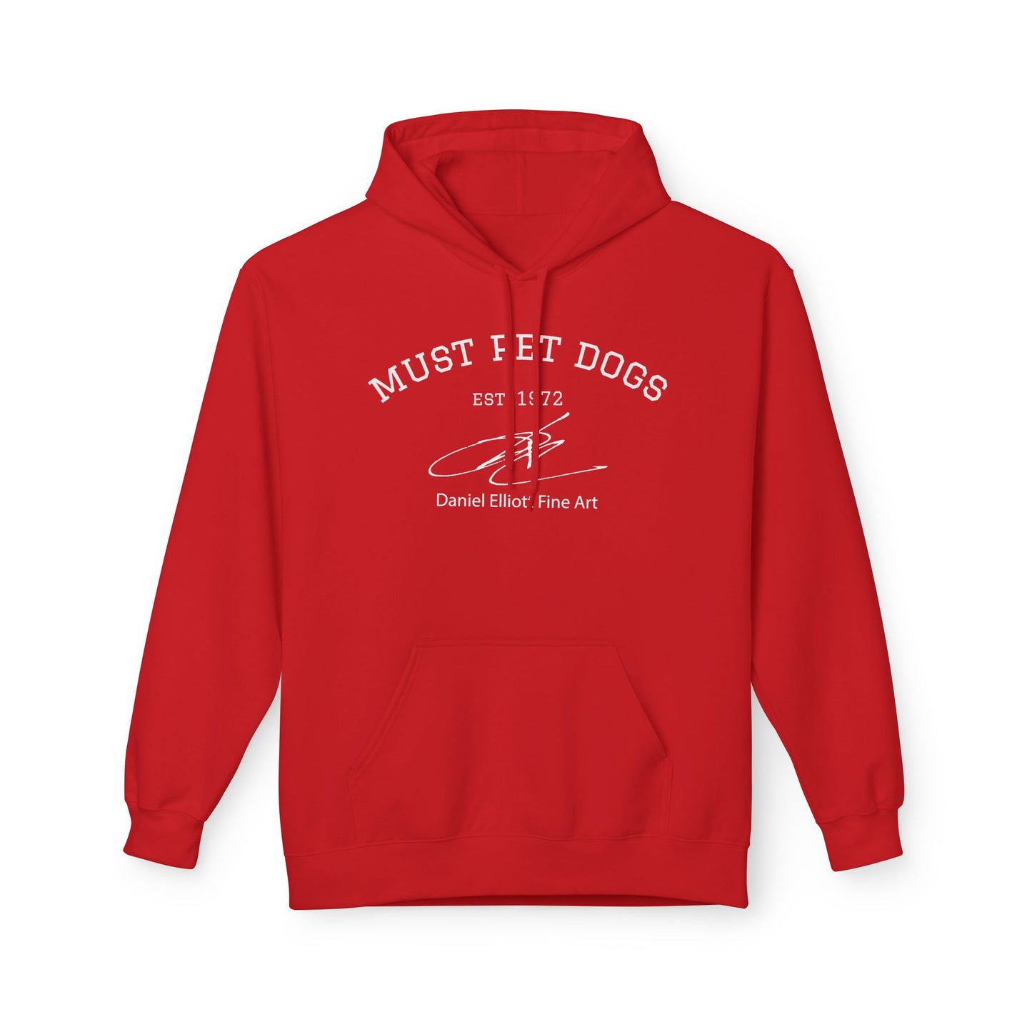Hoodie - "Must Pet Dogs" Casual Graphic Hoodie | Dog Lover Pullover