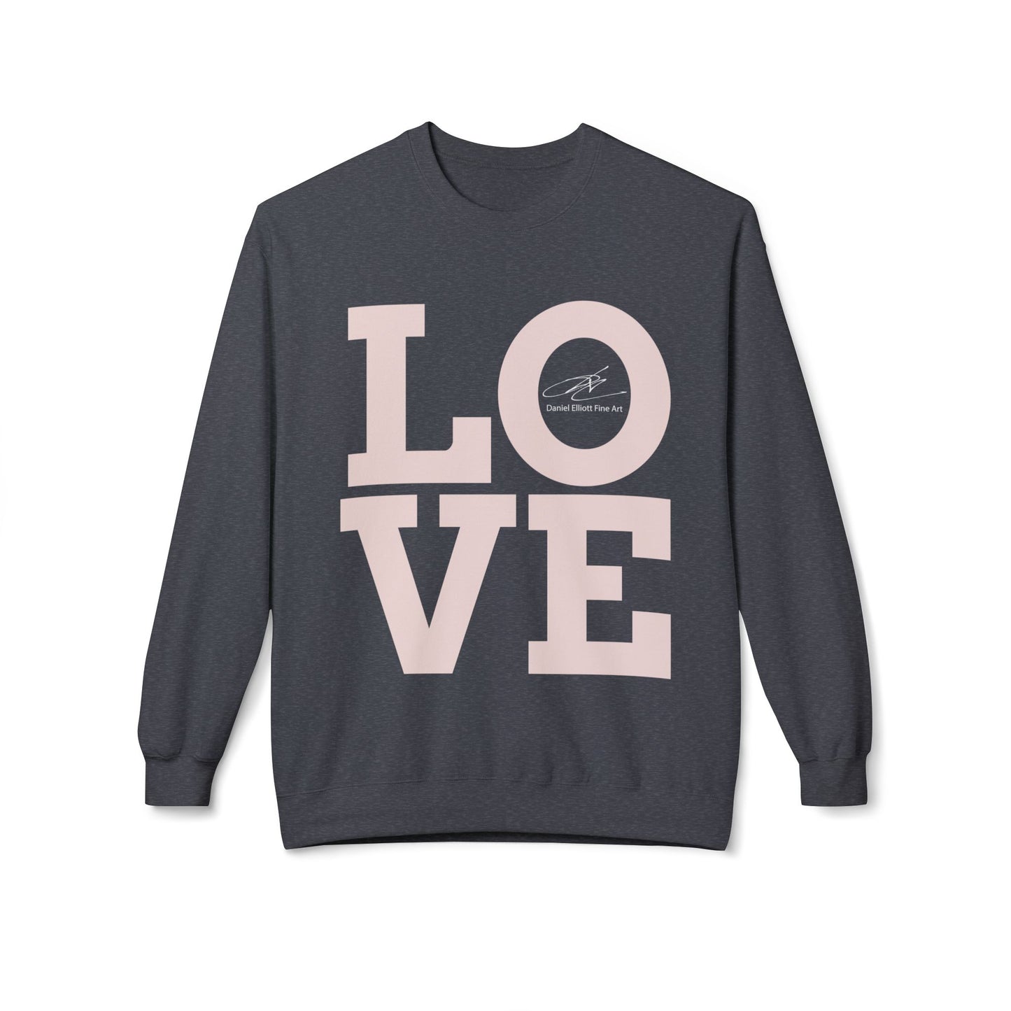 Love Block Letter Crewneck Sweatshirt