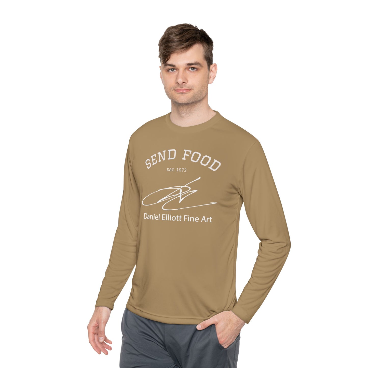 Send Food Long Sleeve Tee — Daniel Elliott Fine Art Signature Shirt