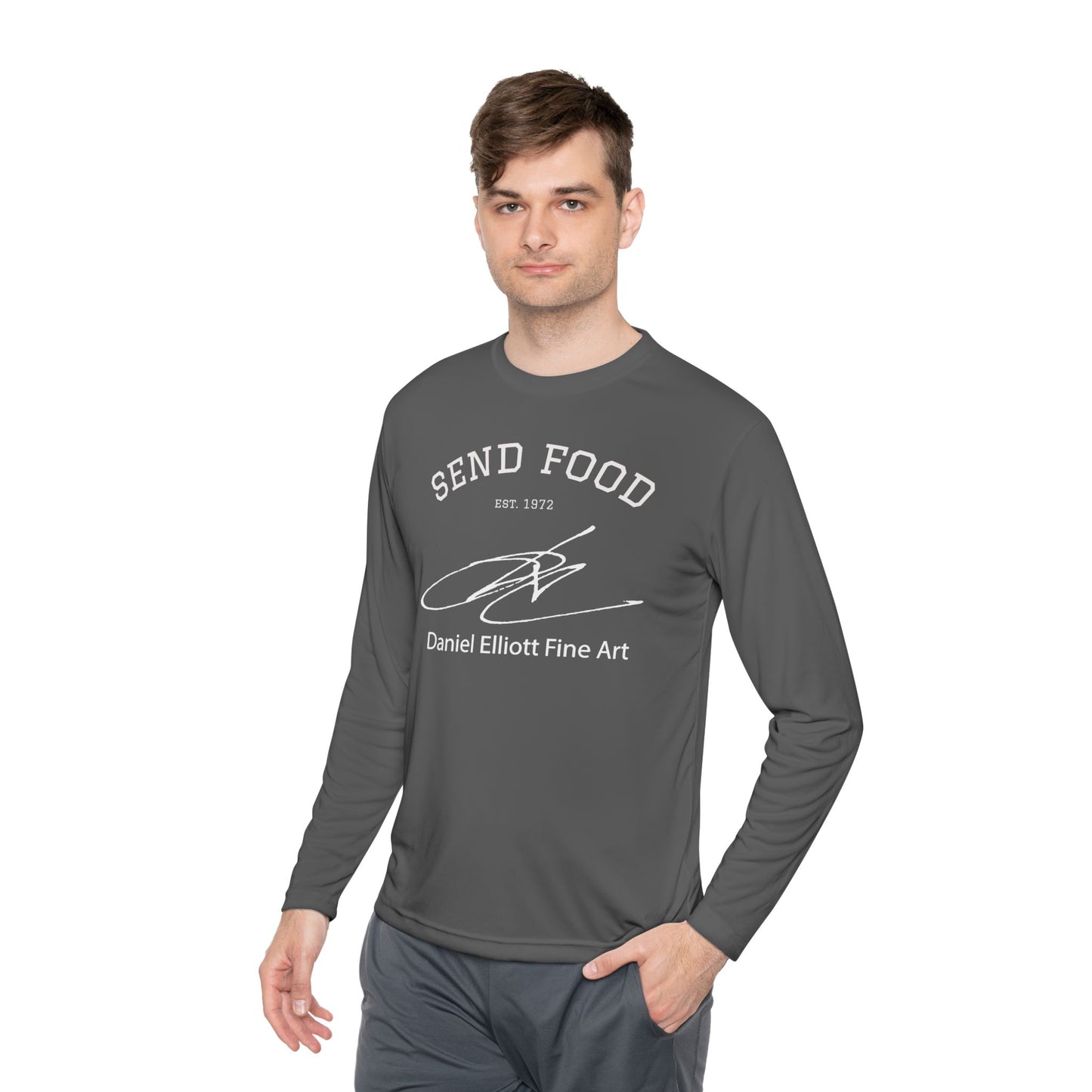 Send Food Long Sleeve Tee — Daniel Elliott Fine Art Signature Shirt