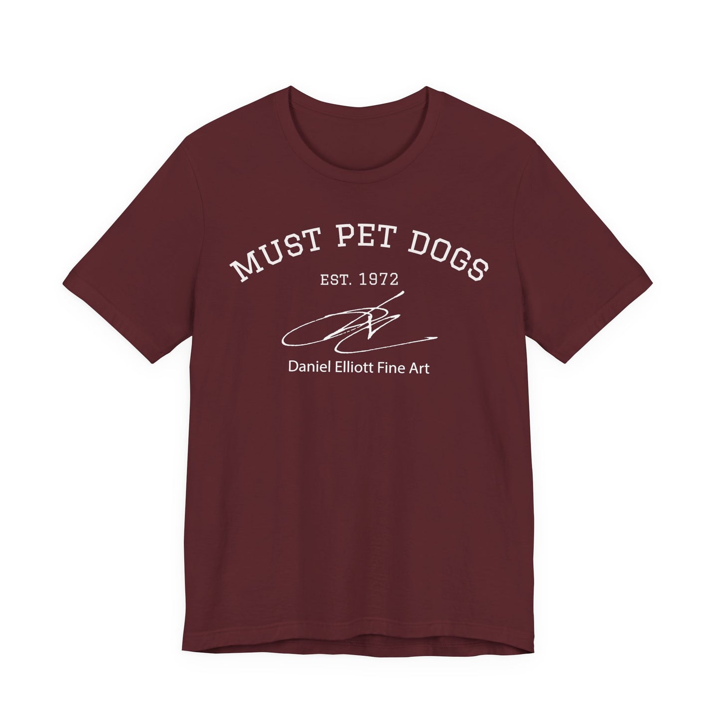 Must Pet Dogs T-Shirt – Dog Lover Graphic Tee (Daniel Elliott Fine Art)
