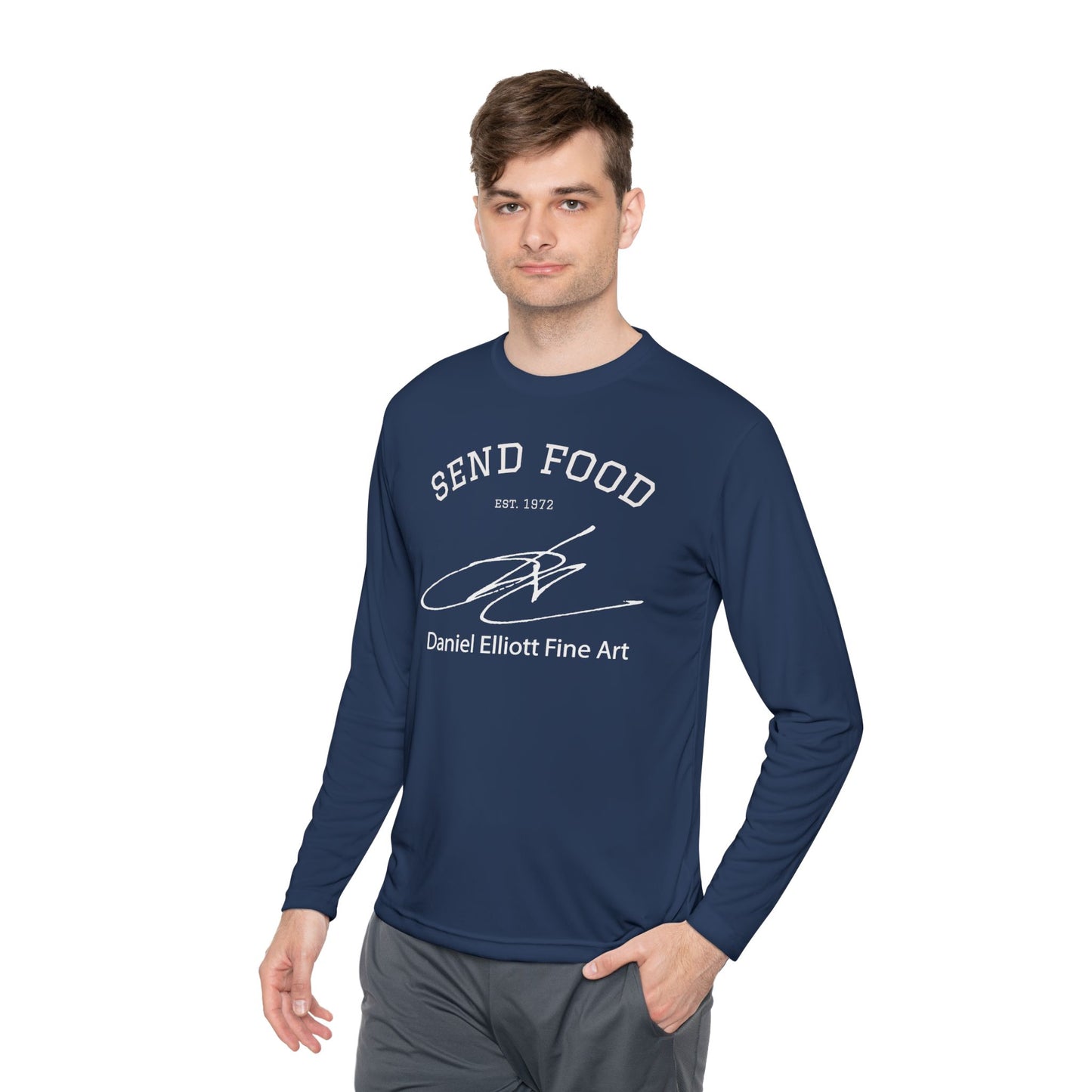 Send Food Long Sleeve Tee — Daniel Elliott Fine Art Signature Shirt