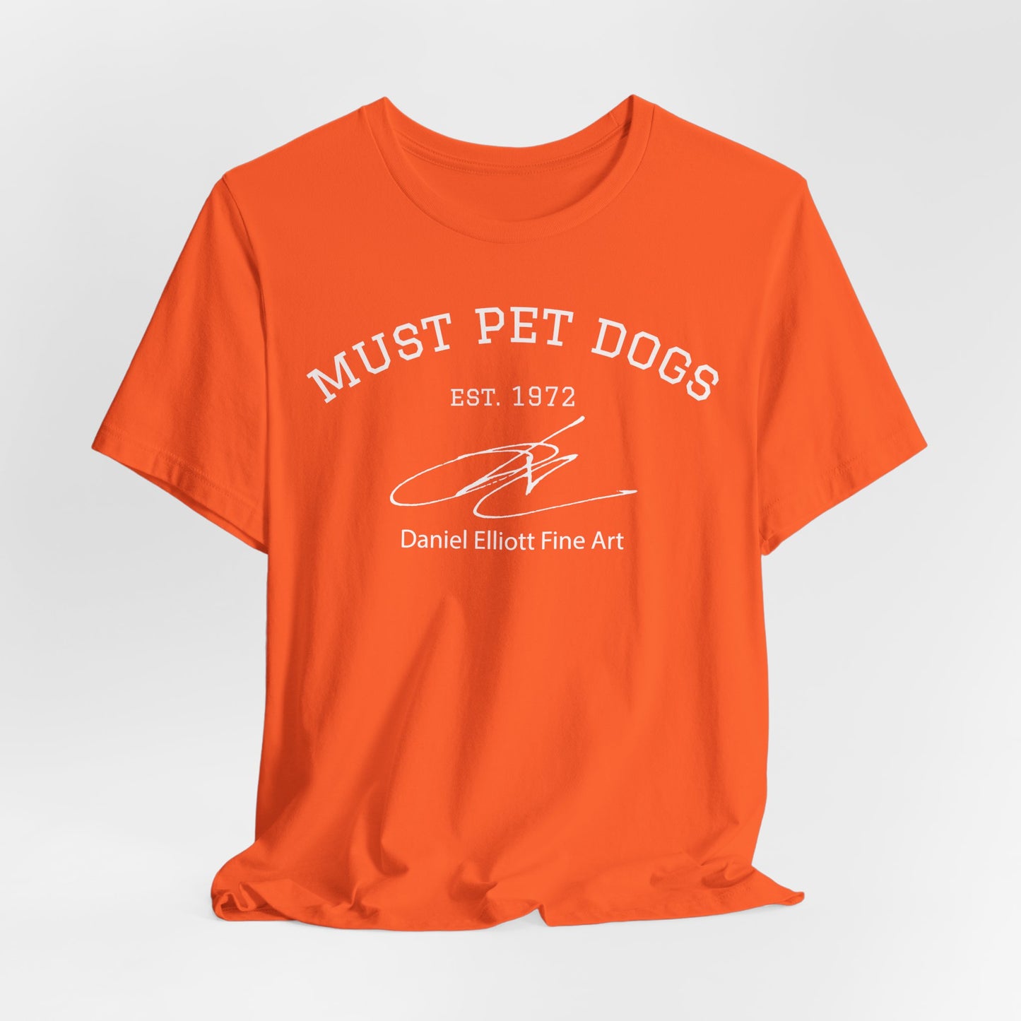 Must Pet Dogs T-Shirt – Dog Lover Graphic Tee (Daniel Elliott Fine Art)